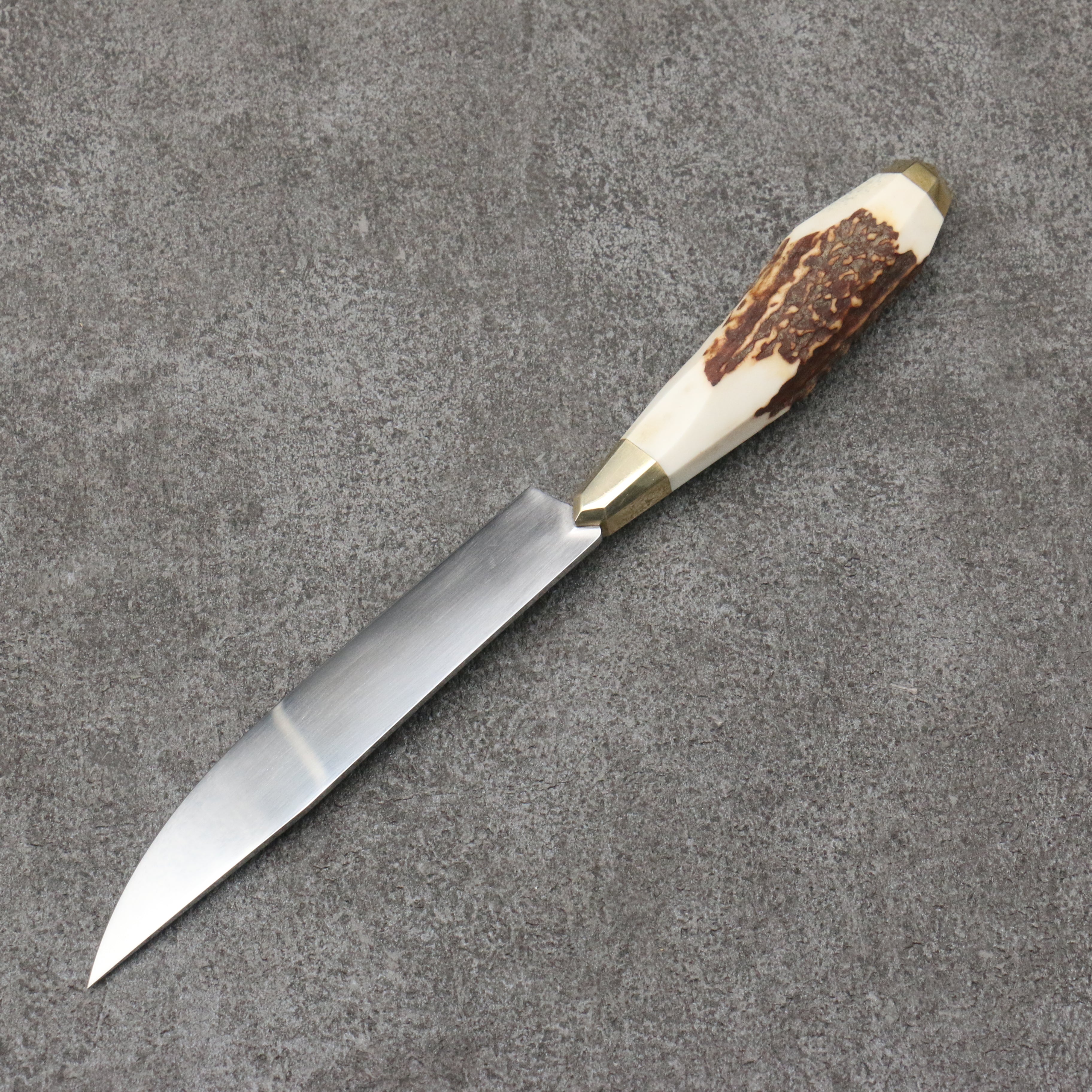 Meguru Stainless Steel Steak Stag Handle - Japanny - Best Japanese Knife
