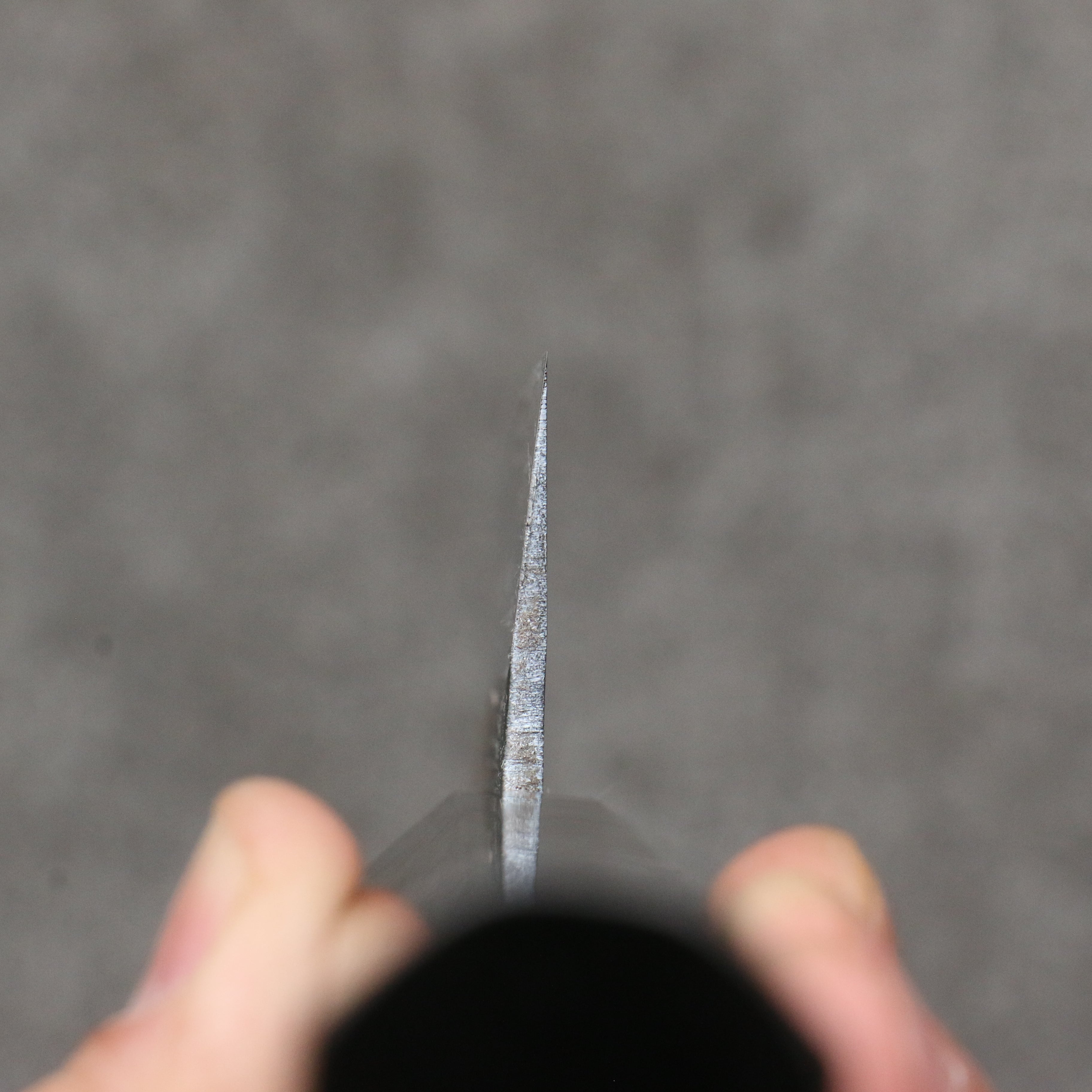 Sakai Takayuki Gold Filled Engraving by Kubota Kongourikishi White Steel No.2 Black Finished Gyuto 210mm Ebony Wood Handle - Japanny - Best Japanese Knife