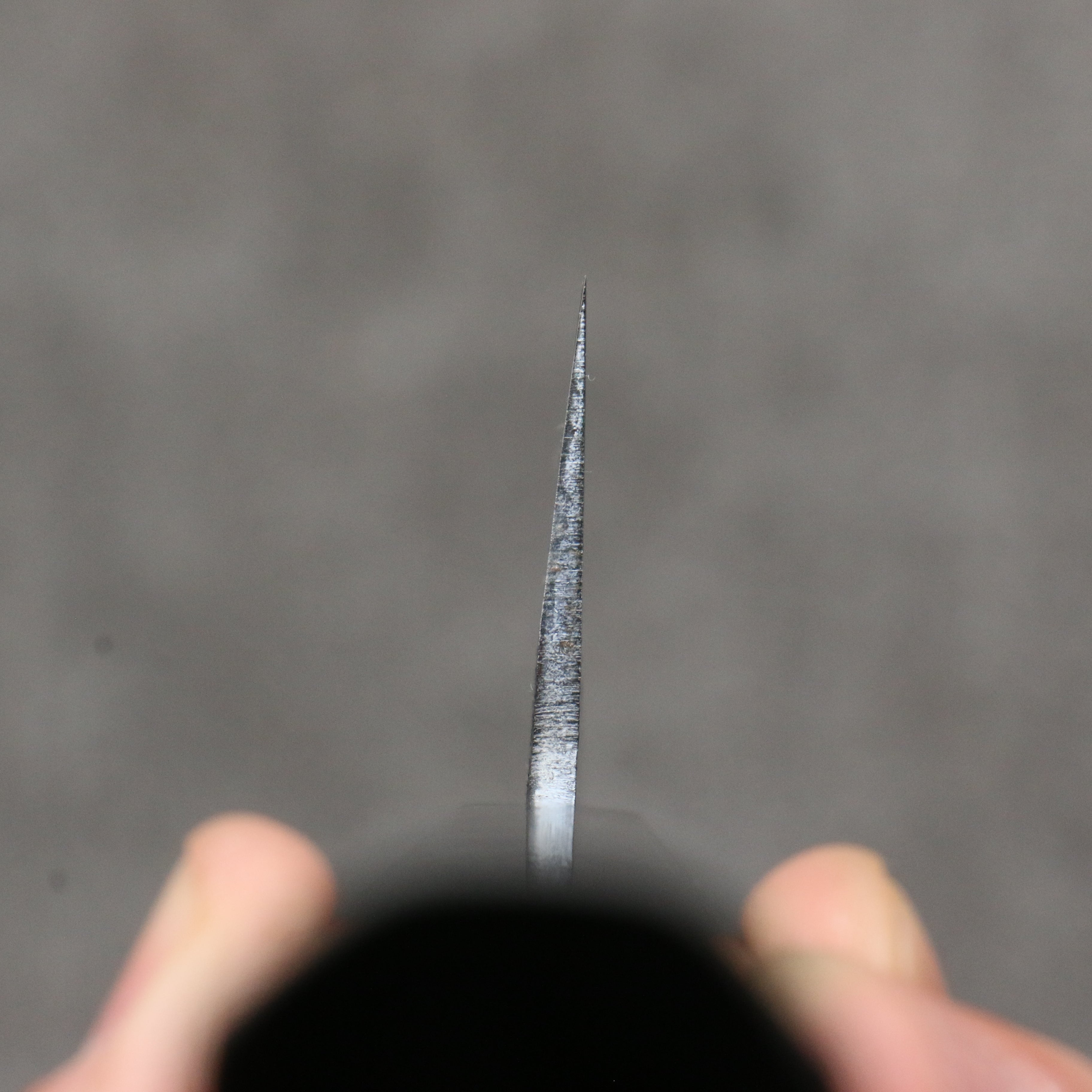 Sakai Takayuki Gold Filled Engraving by Kubota Unryu White Steel No.2 Black Finished Gyuto 210mm Ebony Wood Handle - Japanny - Best Japanese Knife