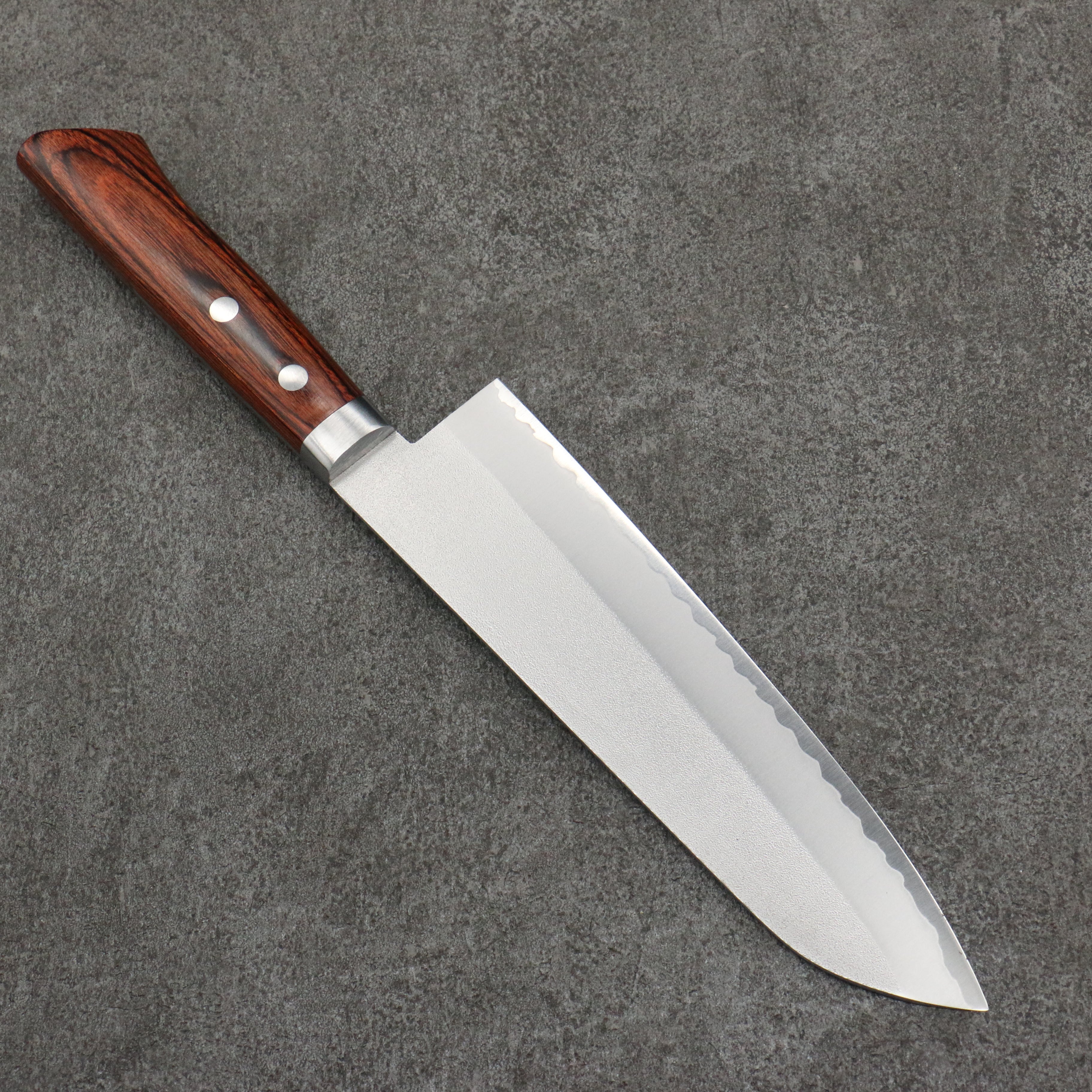 Kunihira VG1 Nashiji Gyuto 180mm Mahogany Handle - Japanny - Best Japanese Knife