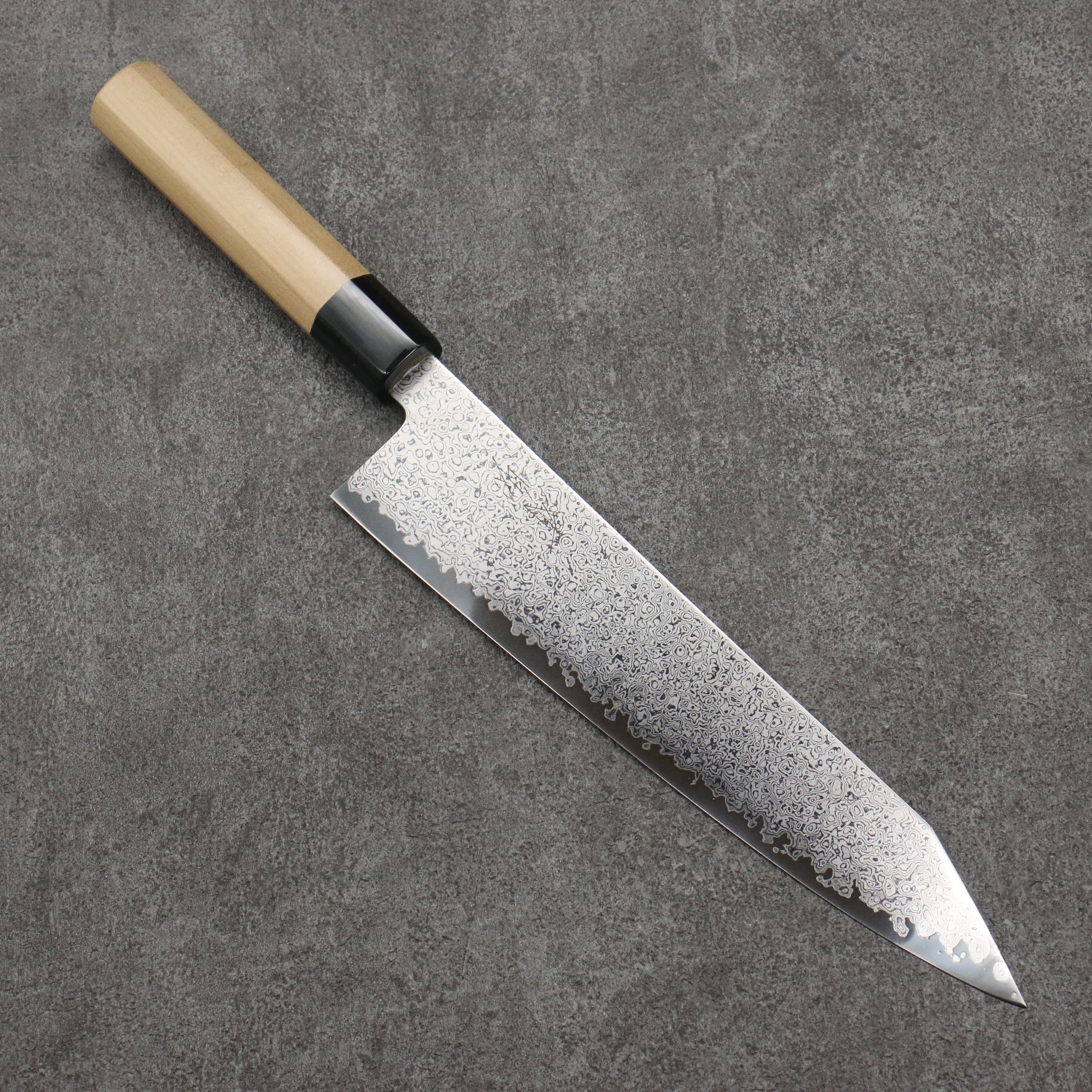 Seisuke SG2 Damascus Kiritsuke Gyuto 240mm Magnolia Handle - Japanny - Best Japanese Knife