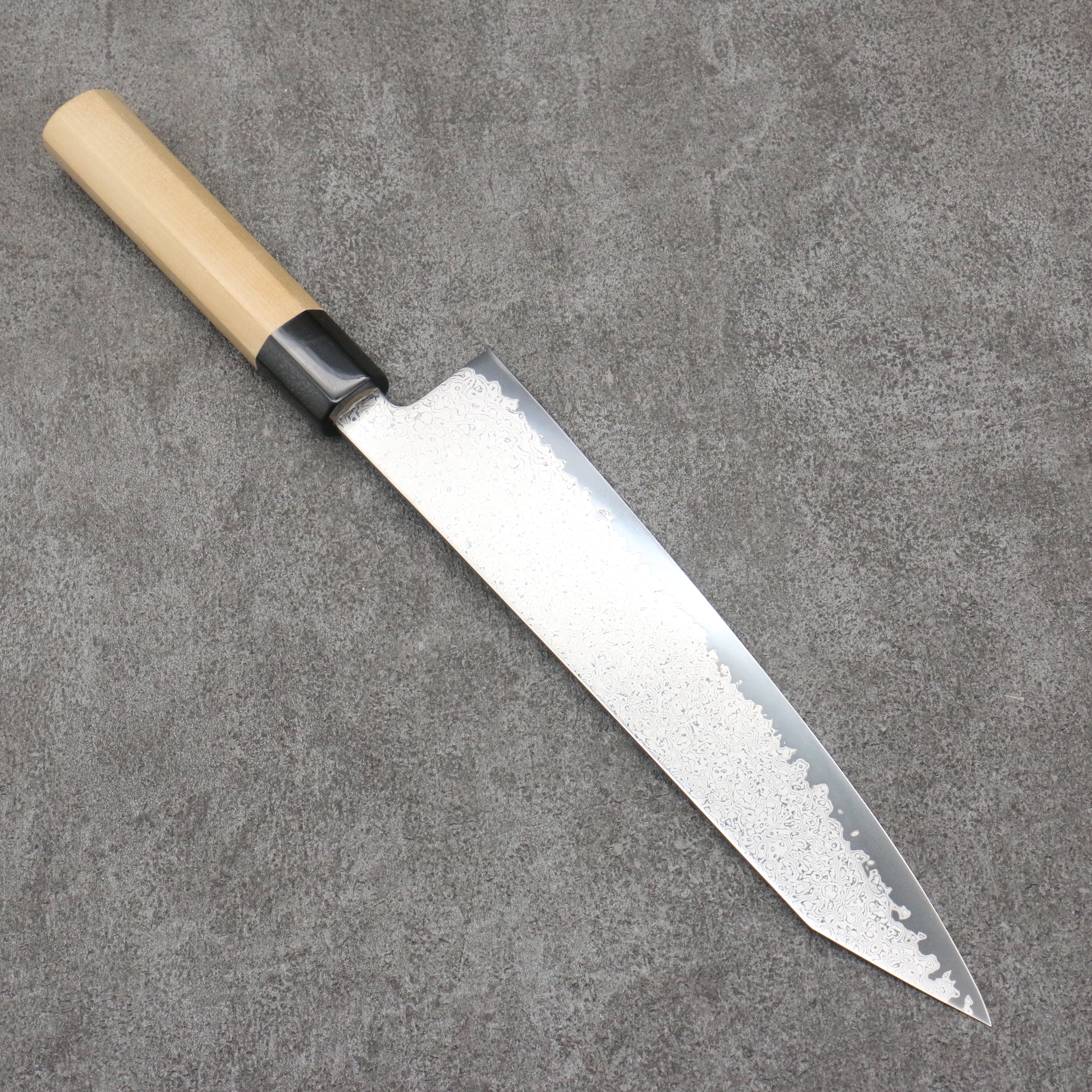 Seisuke SG2 Damascus Kiritsuke Gyuto 240mm Magnolia Handle - Japanny - Best Japanese Knife