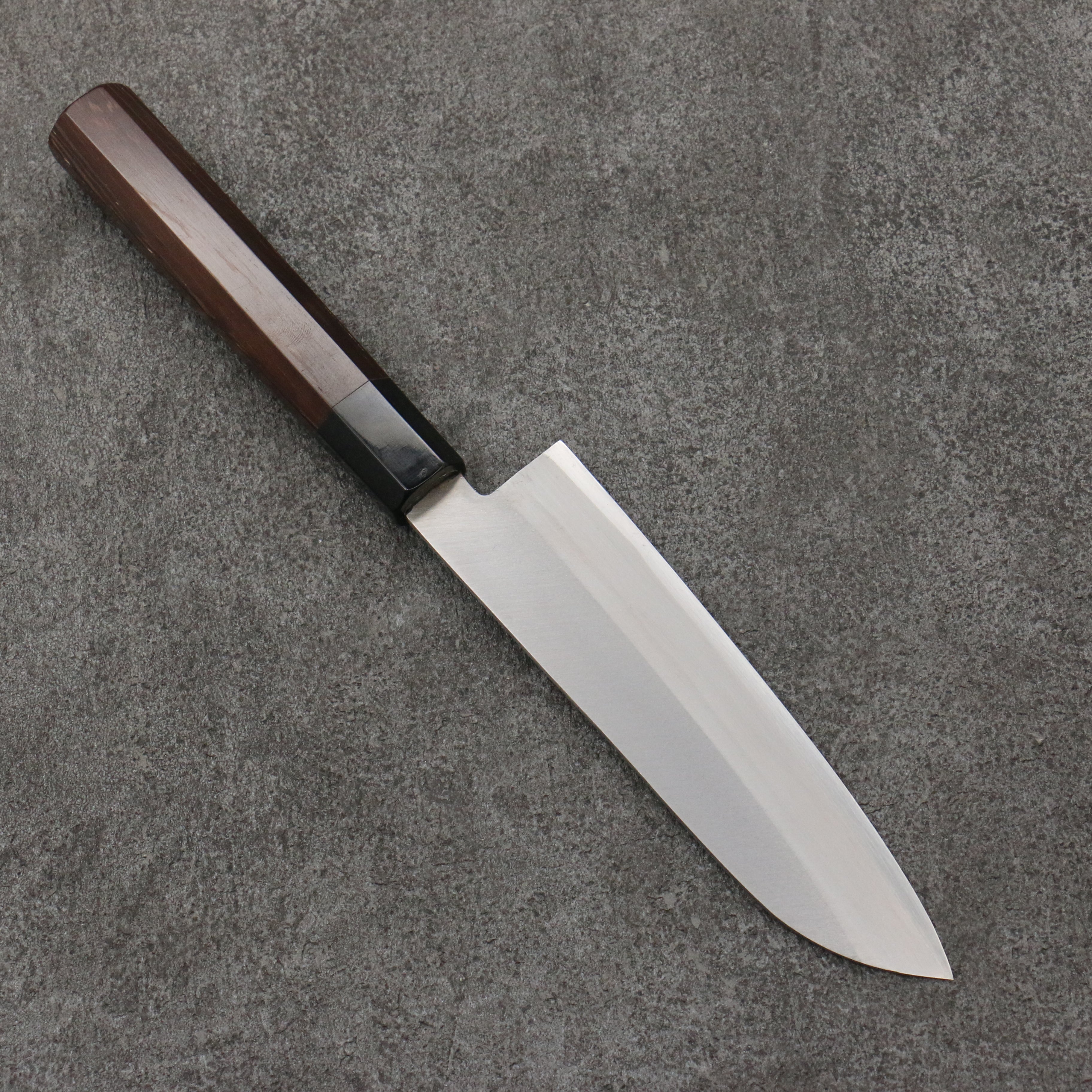 Seisuke Blue Super Small Santoku 140mm Wenge Handle - Japanny - Best Japanese Knife