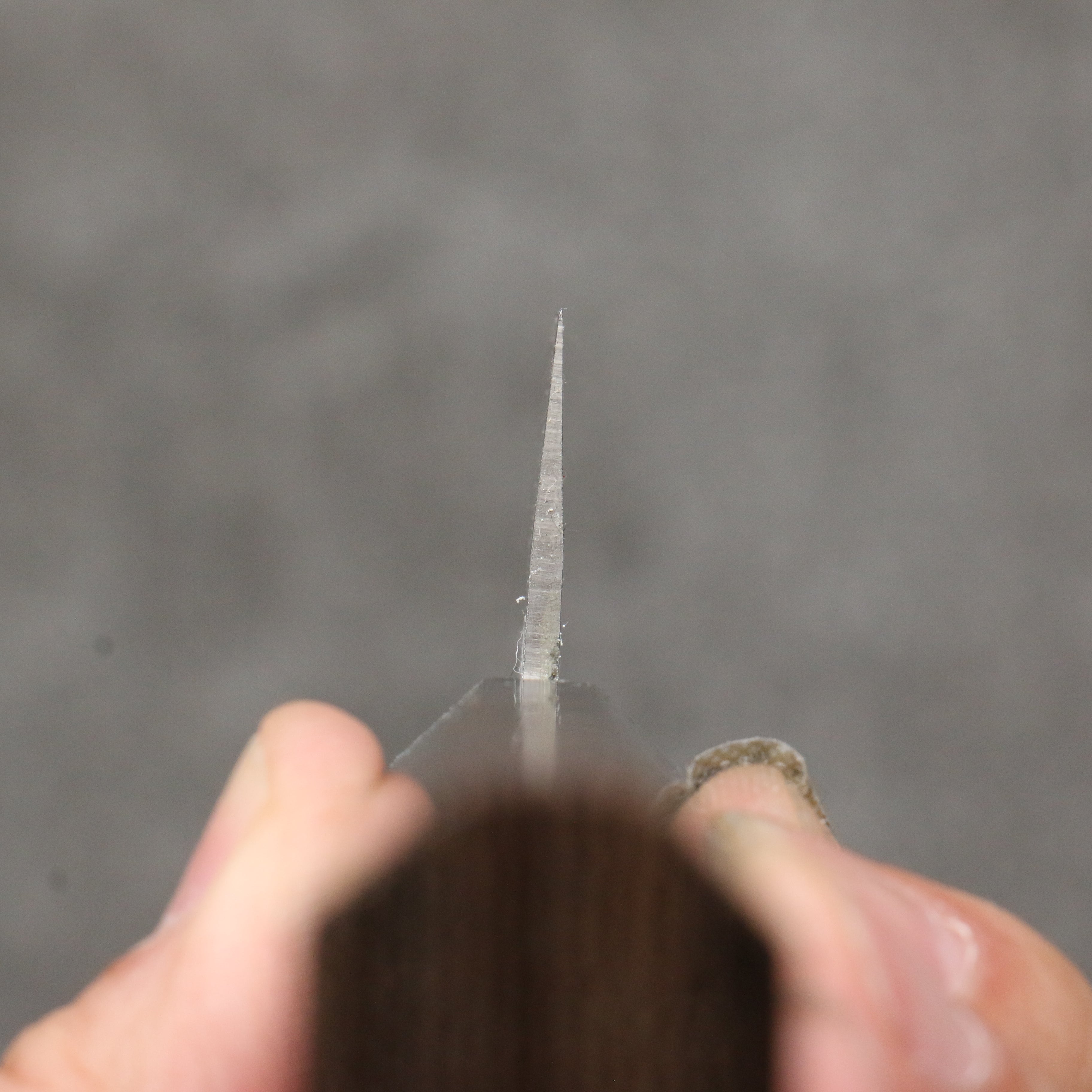 Seisuke Blue Super Small Santoku 140mm Wenge Handle - Japanny - Best Japanese Knife