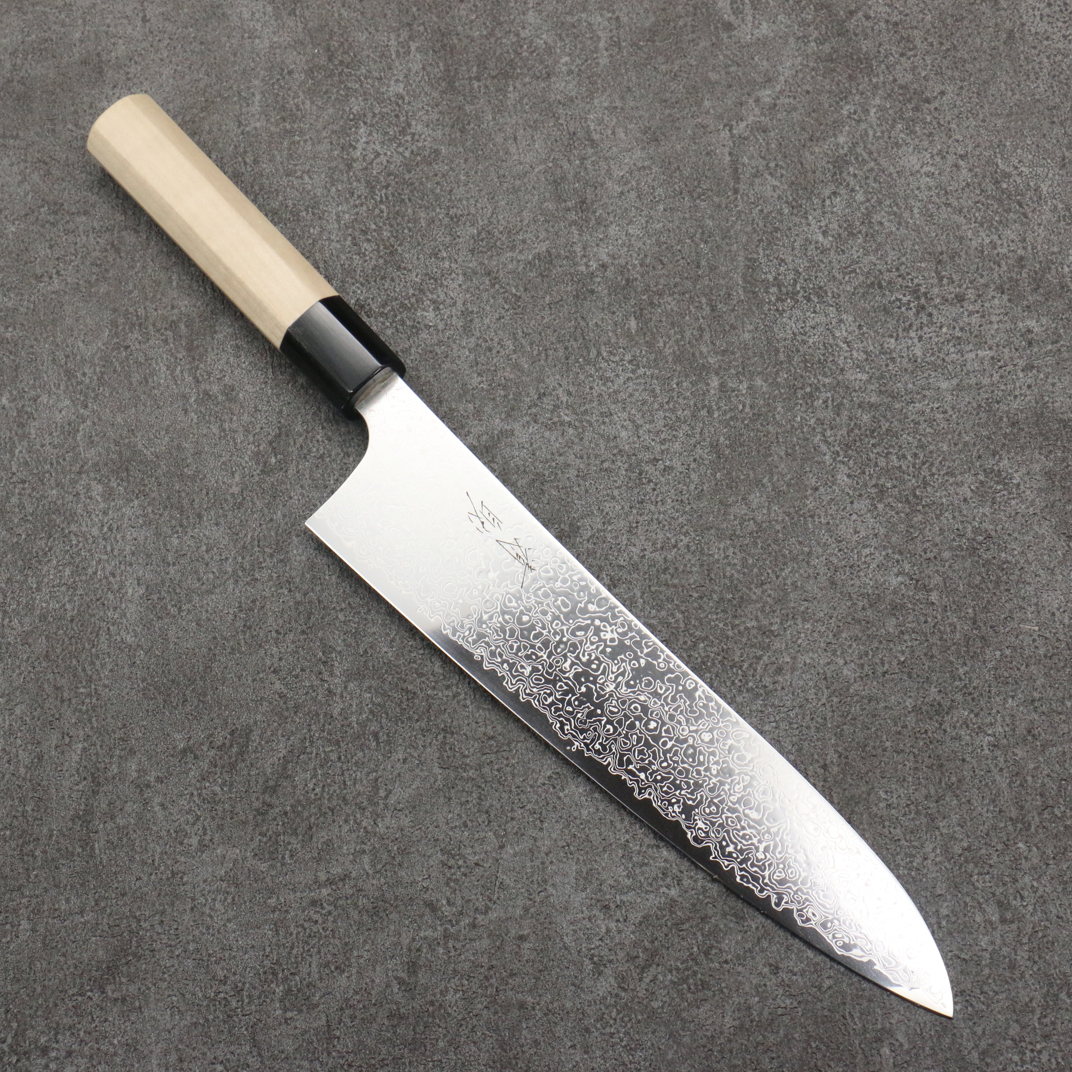 Seisuke SG2 Damascus Gyuto 240mm Magnolia Handle - Japanny - Best Japanese Knife