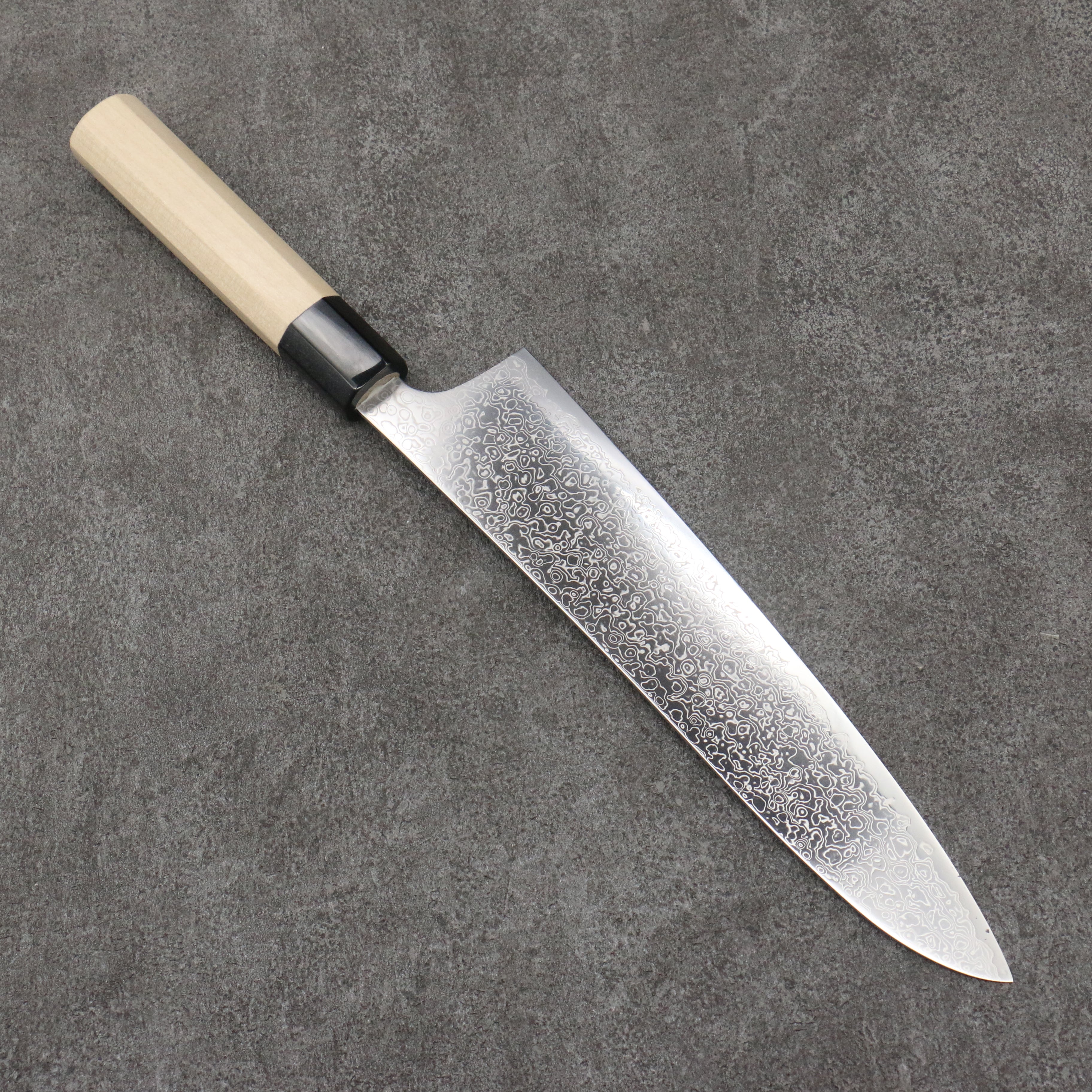 Seisuke SG2 Damascus Gyuto 240mm Magnolia Handle - Japanny - Best Japanese Knife