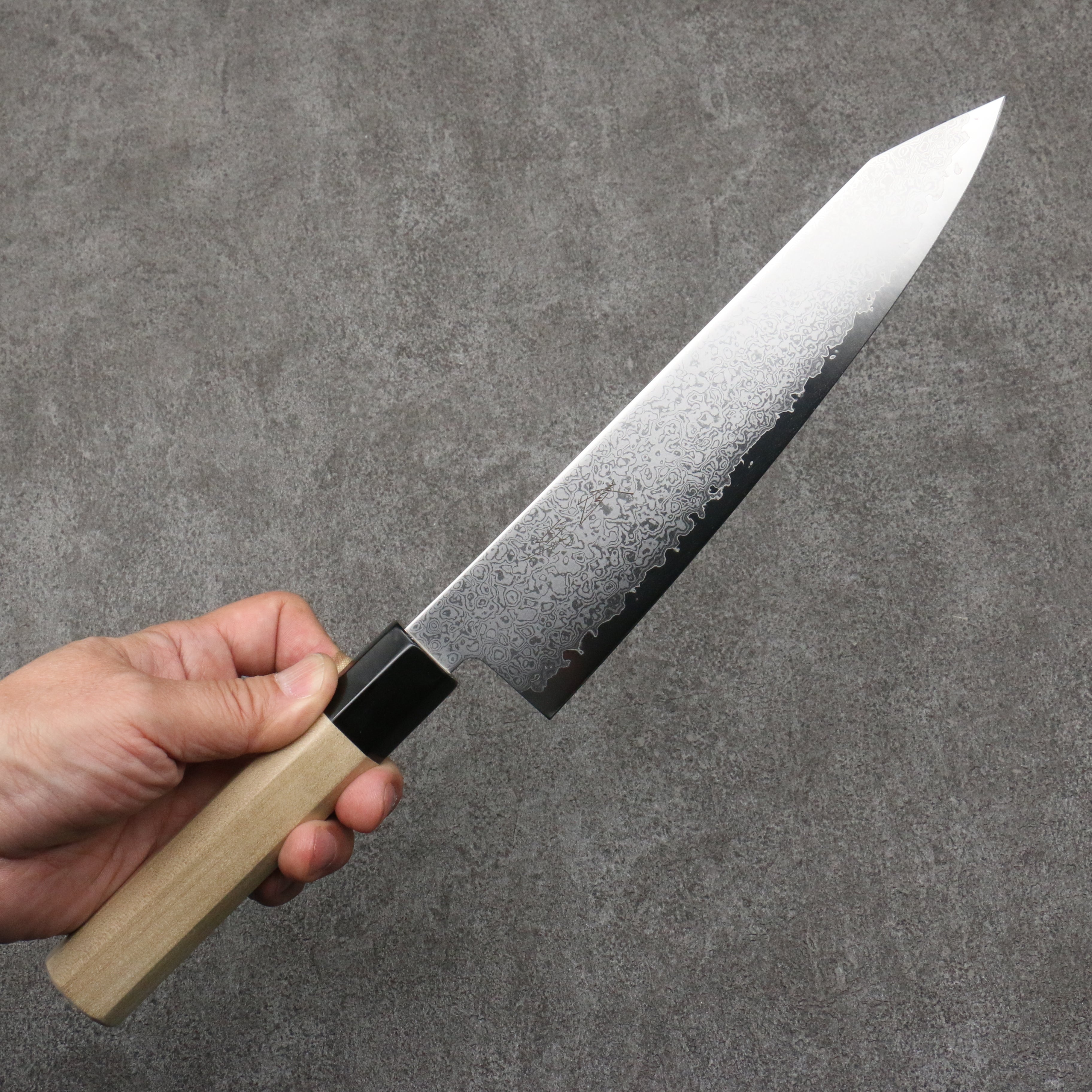 Seisuke VG10 Damascus Kiritsuke Gyuto 210mm Magnolia Handle - Japanny - Best Japanese Knife