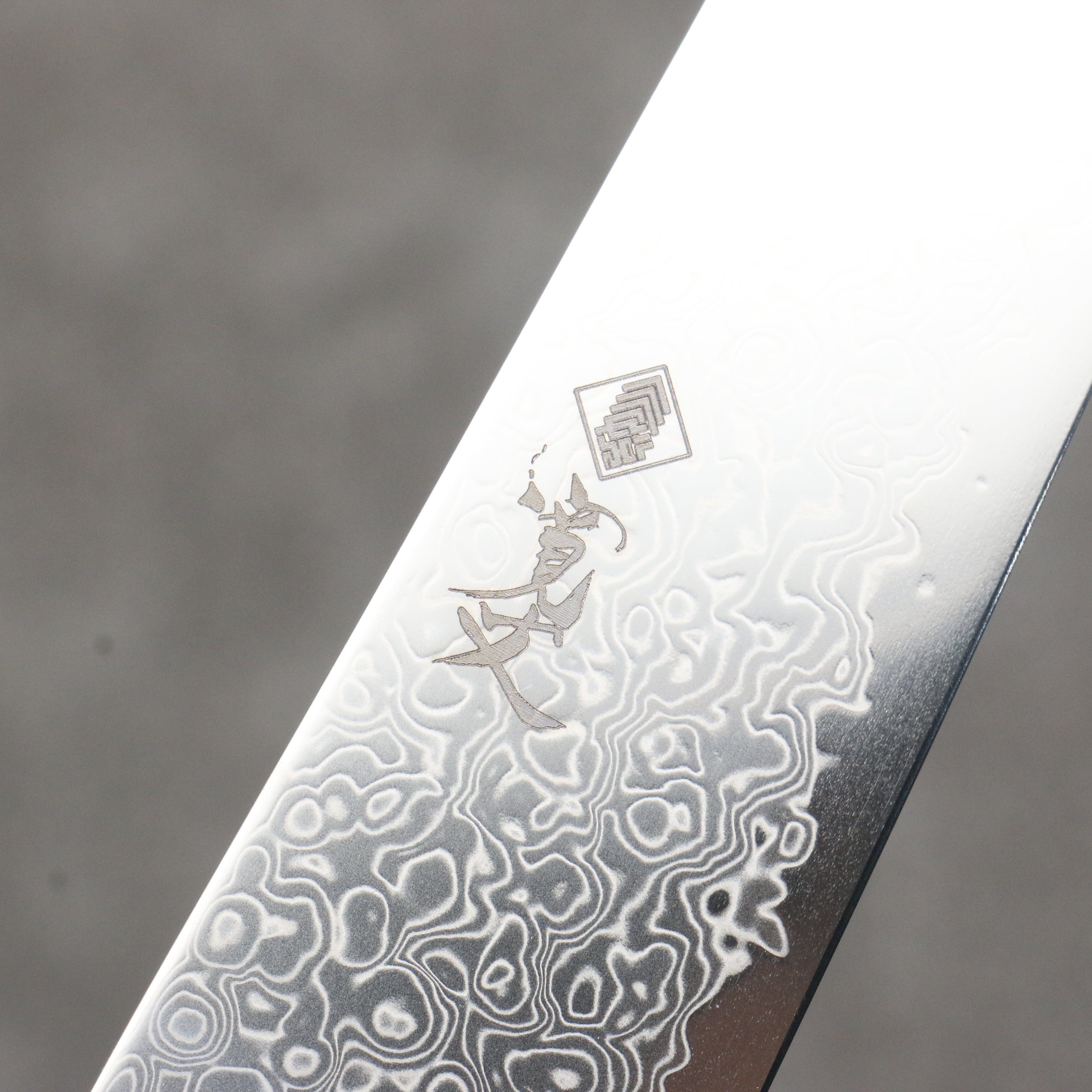 Kanjyo SG2 Damascus Petty-Utility 150mm Blue Lacquered Handle - Japanny - Best Japanese Knife