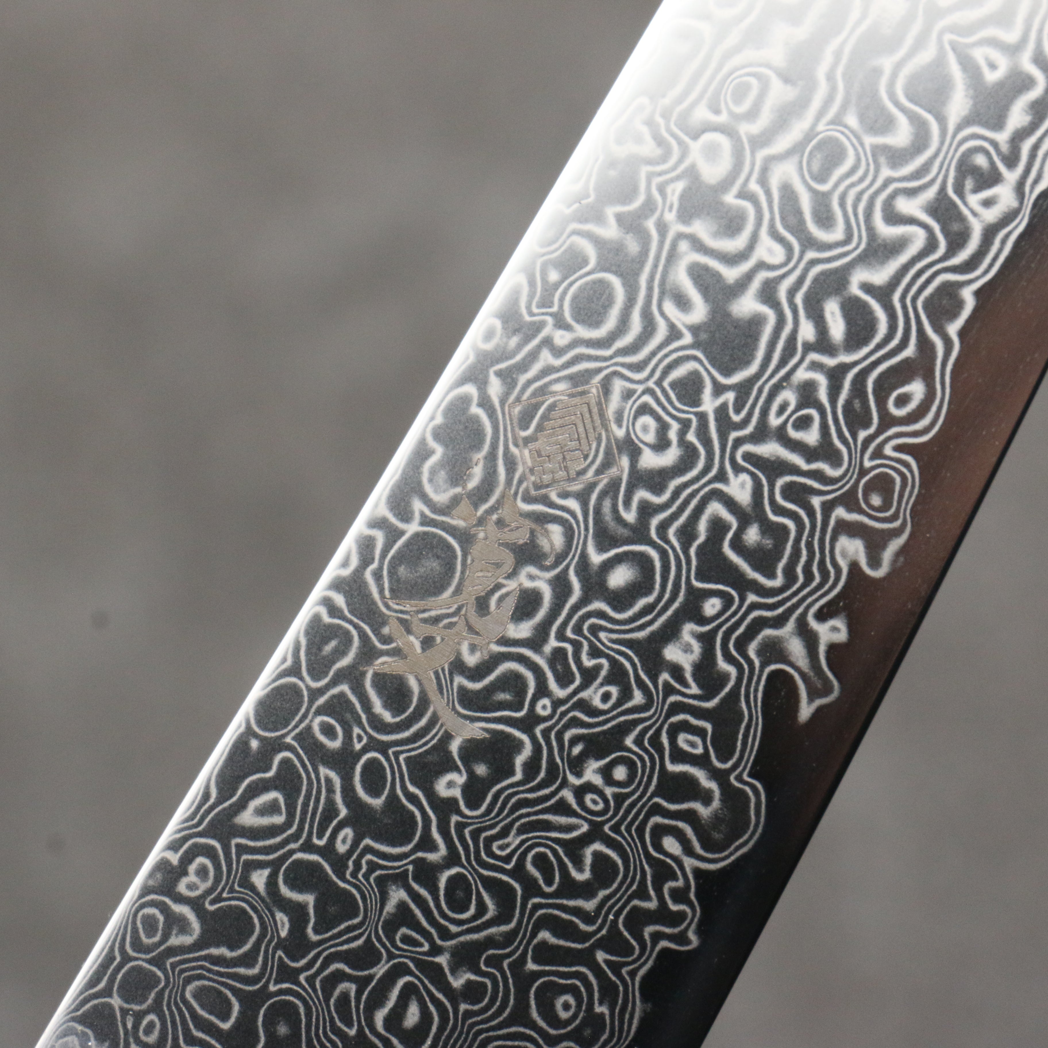 Kanjyo SG2 Damascus Petty-Utility 150mm Purple Lacquered Handle - Japanny - Best Japanese Knife