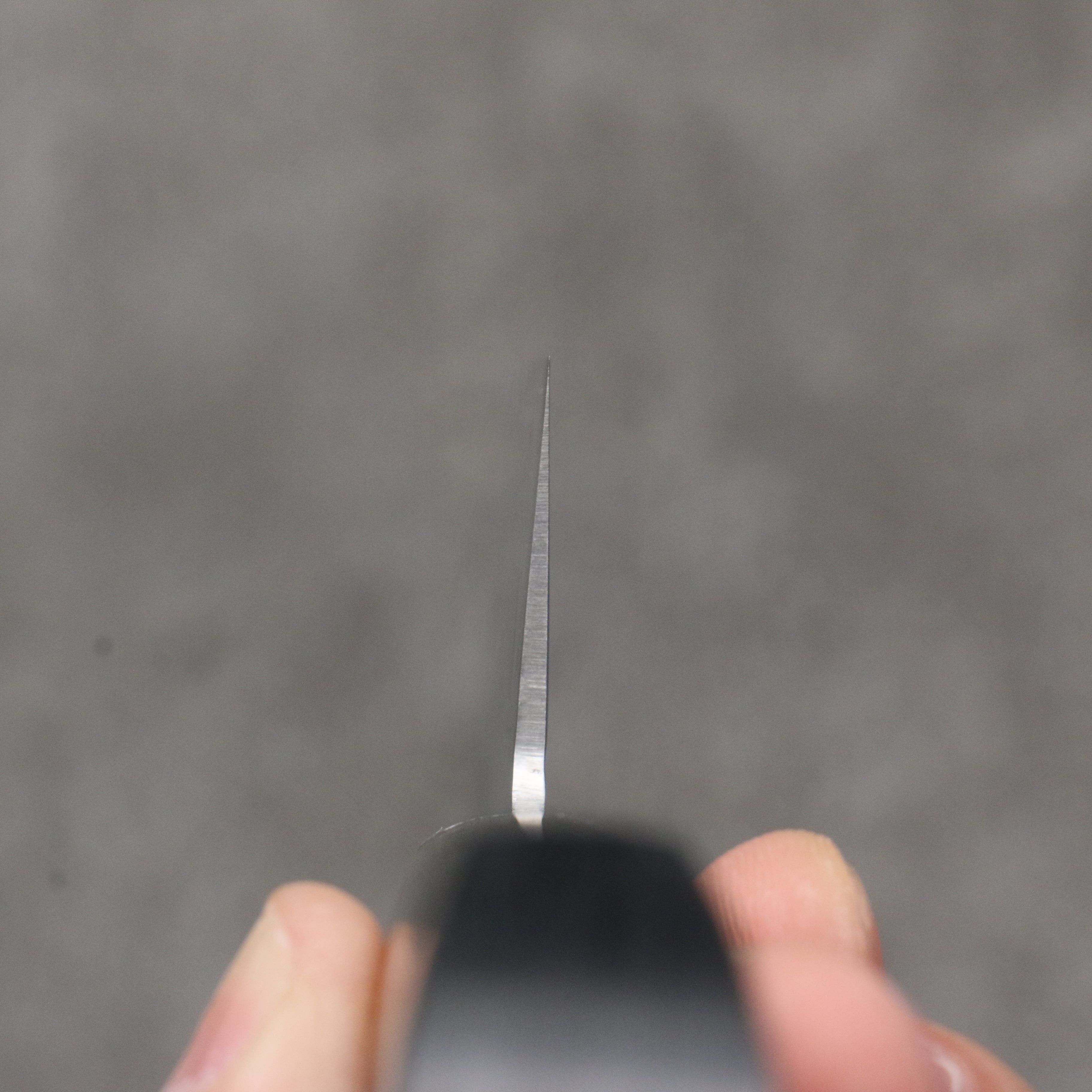 Seisuke VG1 Hammered Migaki Finished Santoku 165mm Black Pakka wood Handle - Japanny - Best Japanese Knife