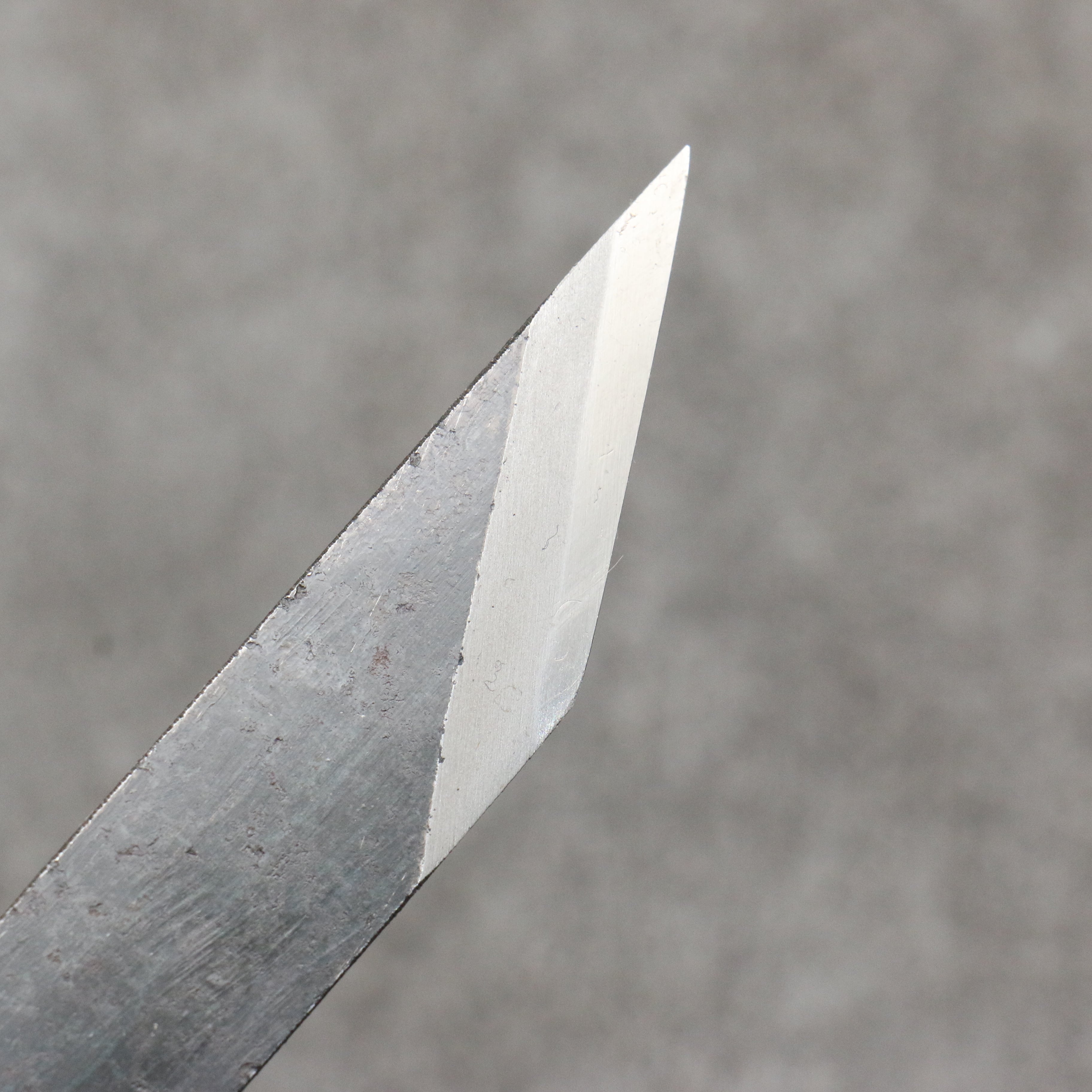 Minamoto Akitada Blue Steel Black Finished Kiridashi 21.6mm - Japanny - Best Japanese Knife