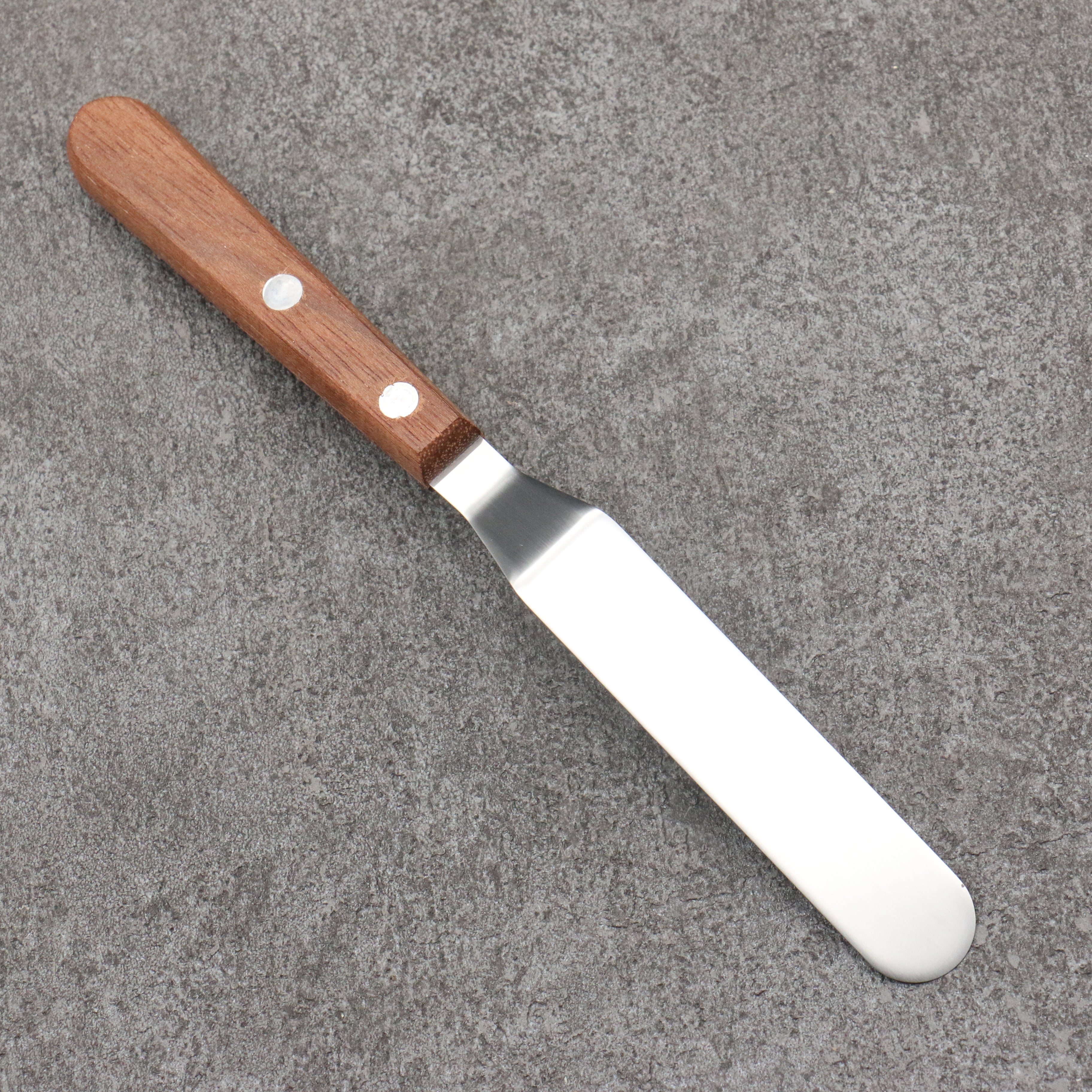 Sakai Takayuki Offset Spatula Stainless Steel No. 4 - Japanny - Best Japanese Knife