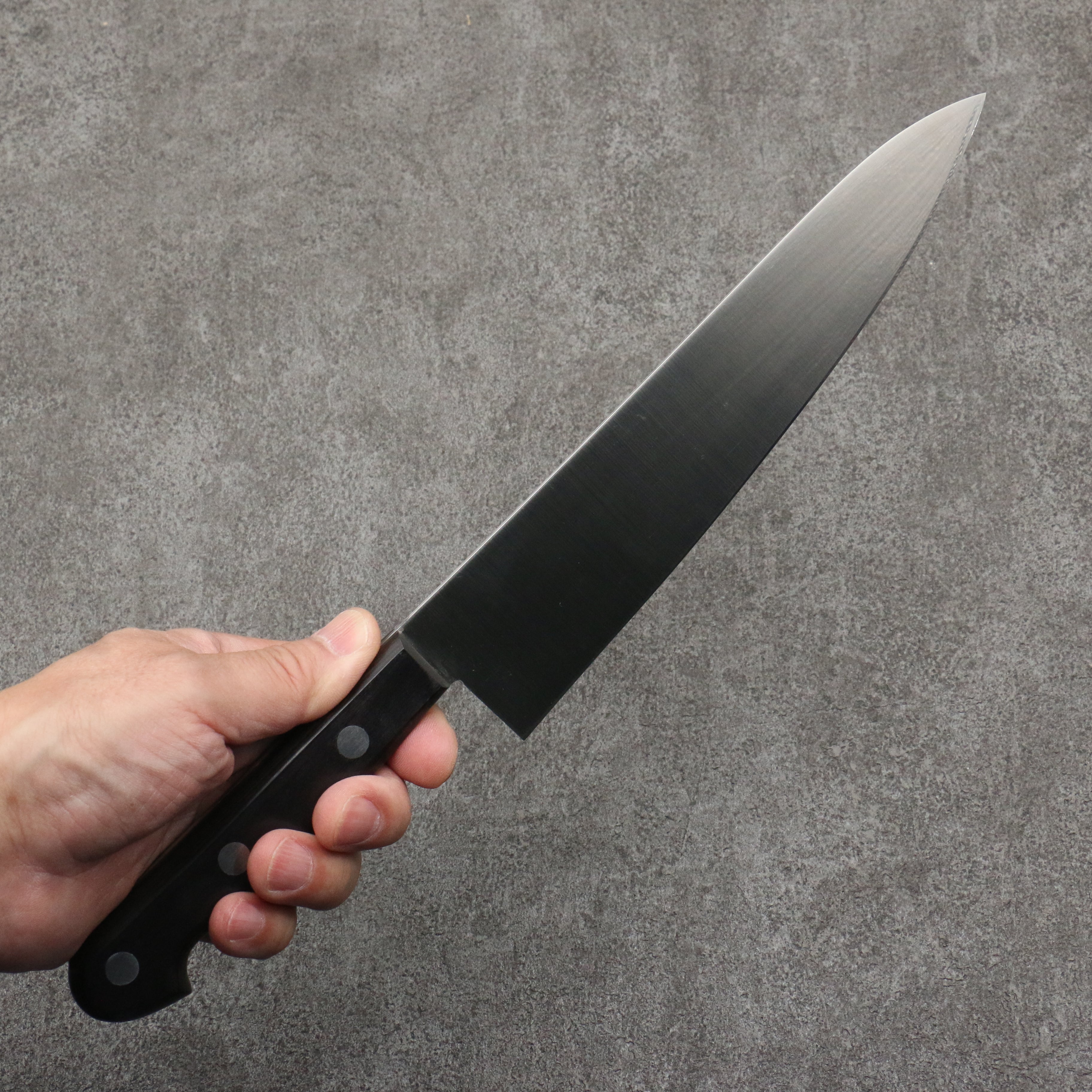 Sakai Takayuki Grand Chef Swedish Steel-stn Gyuto 210mm Black Pakka wood Handle - Japanny - Best Japanese Knife