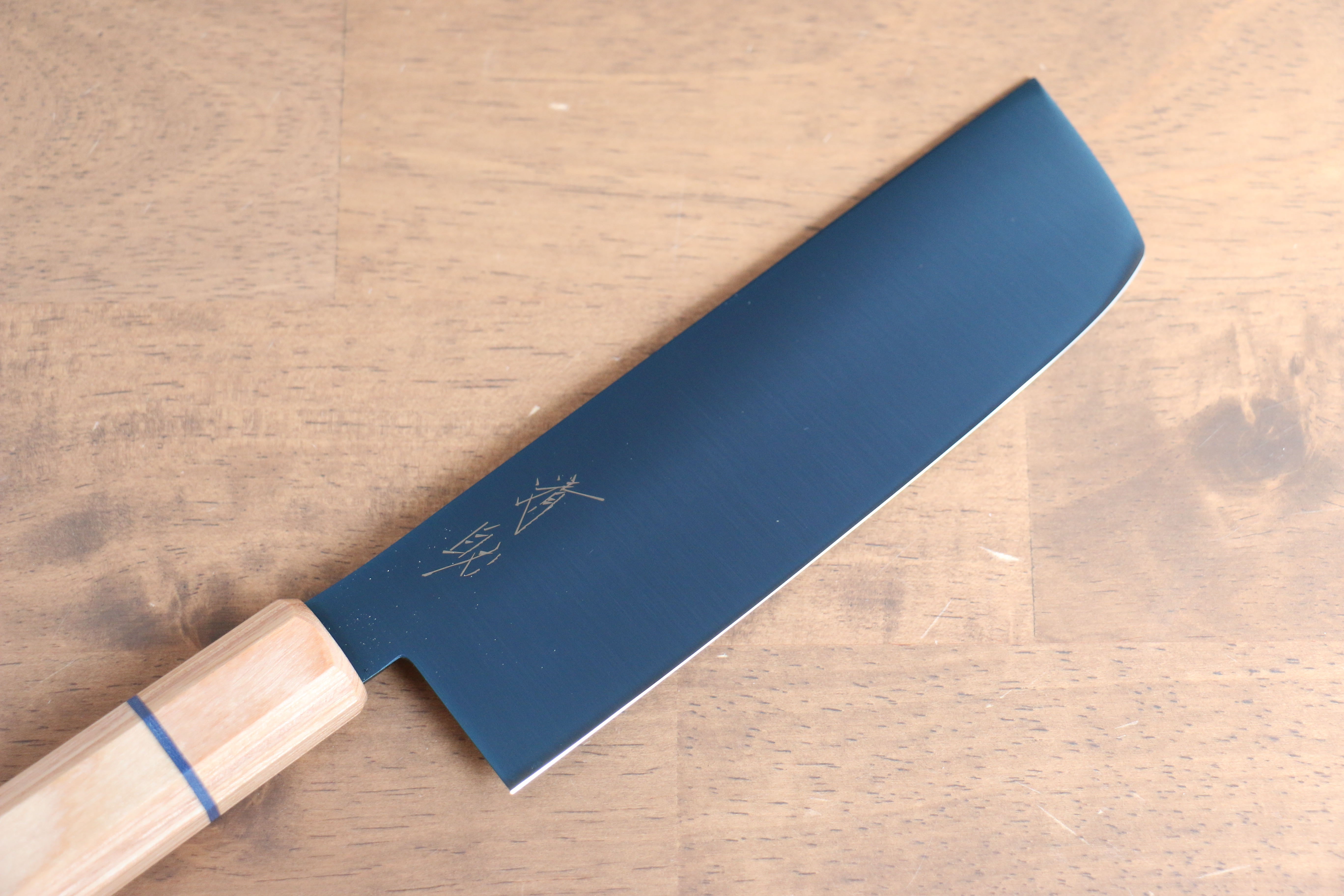 Seisuke SK-85 Ion plating Nakiri 160mm White wood Handle - Japanny - Best Japanese Knife