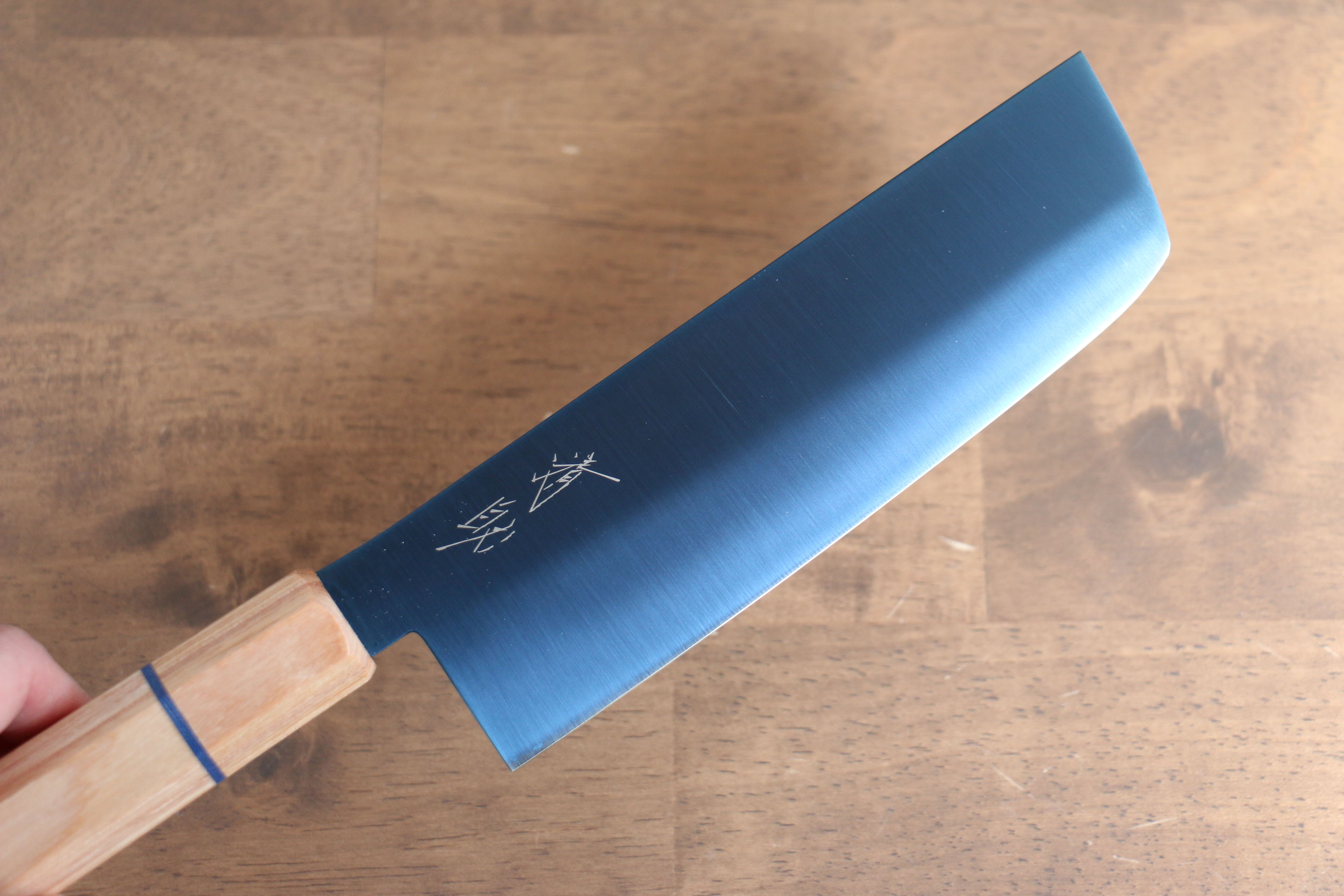 Seisuke SK-85 Ion plating Nakiri 160mm White wood Handle - Japanny - Best Japanese Knife
