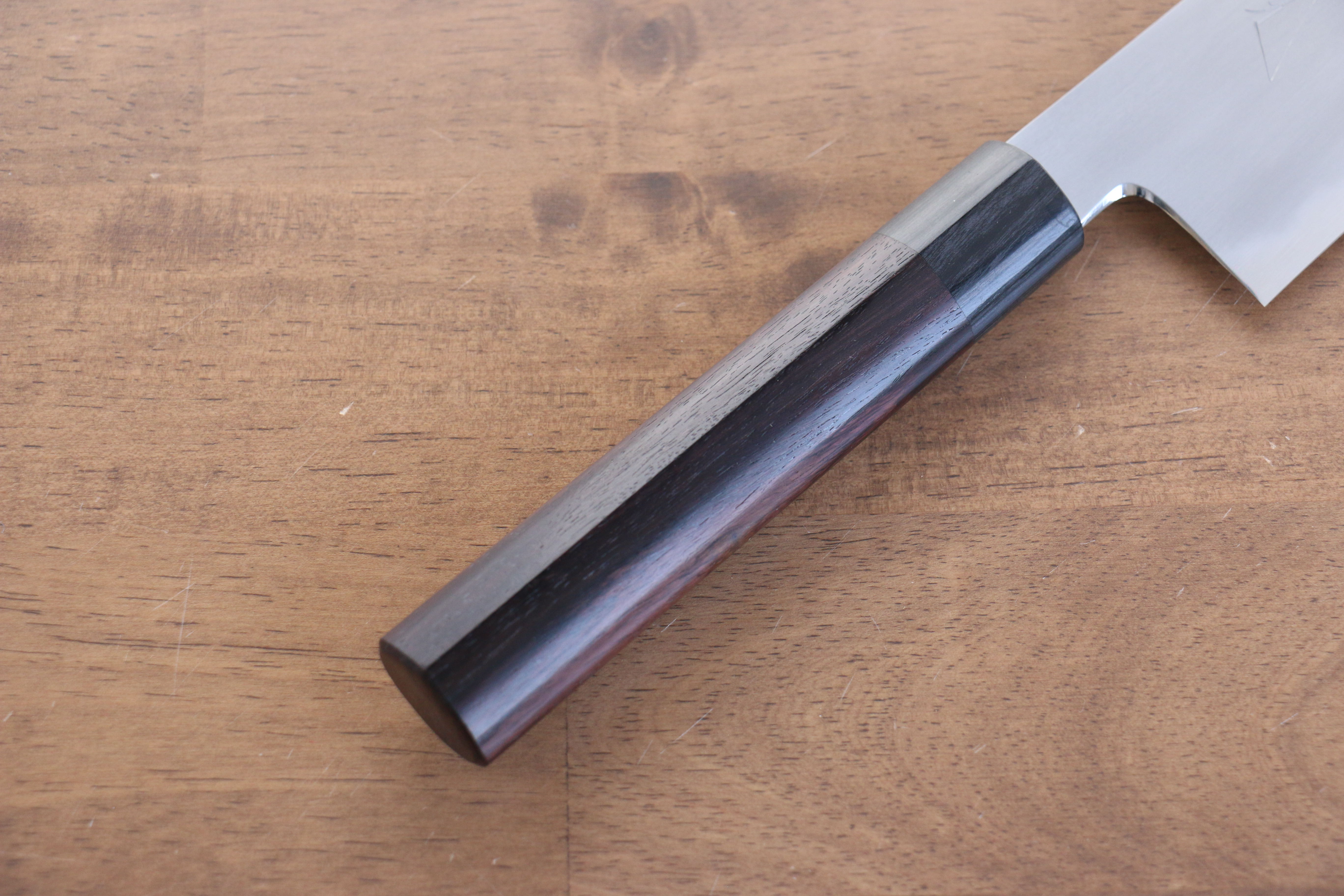 Jikko White Steel No.2 Gyuto 240mm Shitan Handle - Japanny - Best Japanese Knife