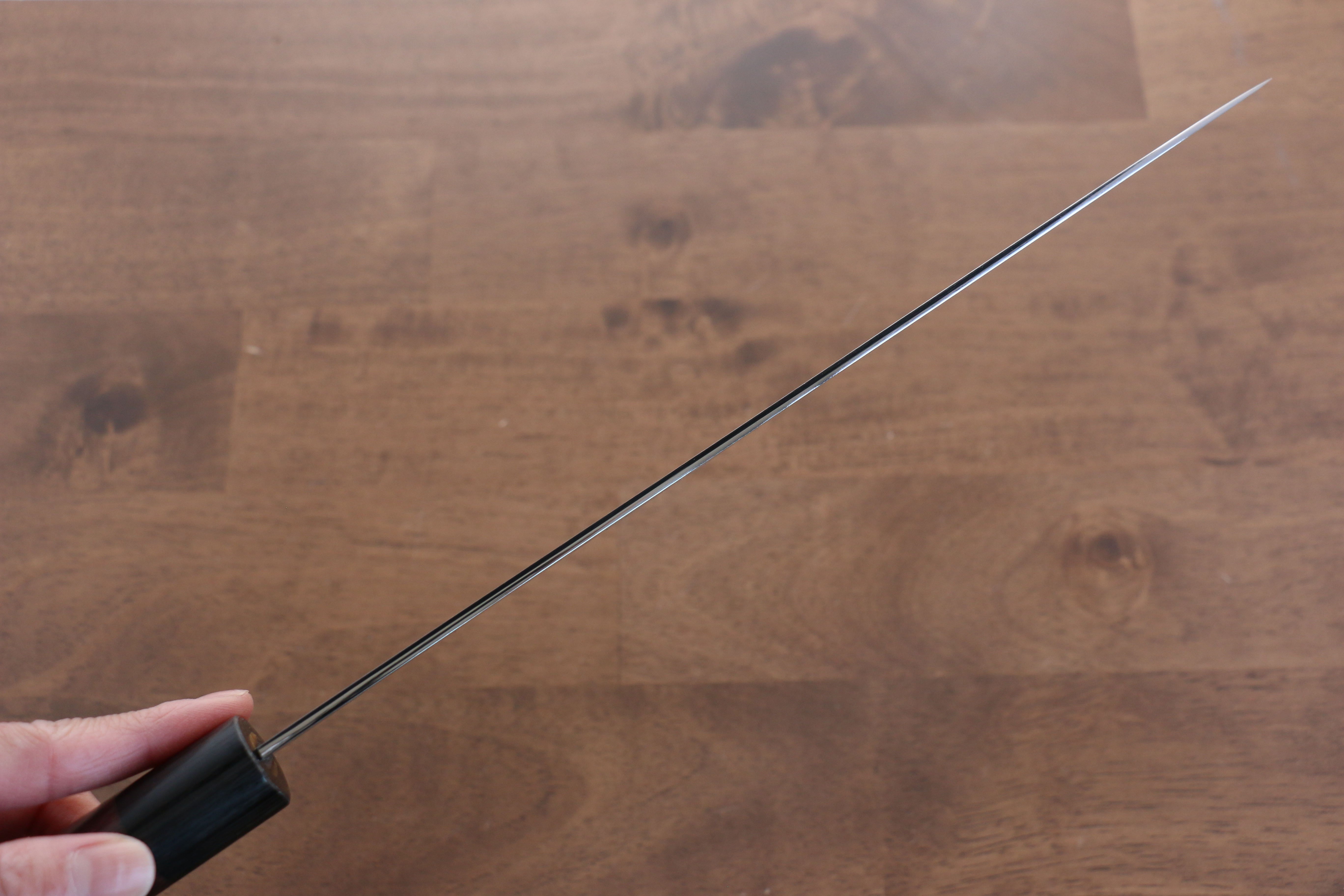 Jikko White Steel No.2 Gyuto 270mm Shitan Handle - Japanny - Best Japanese Knife