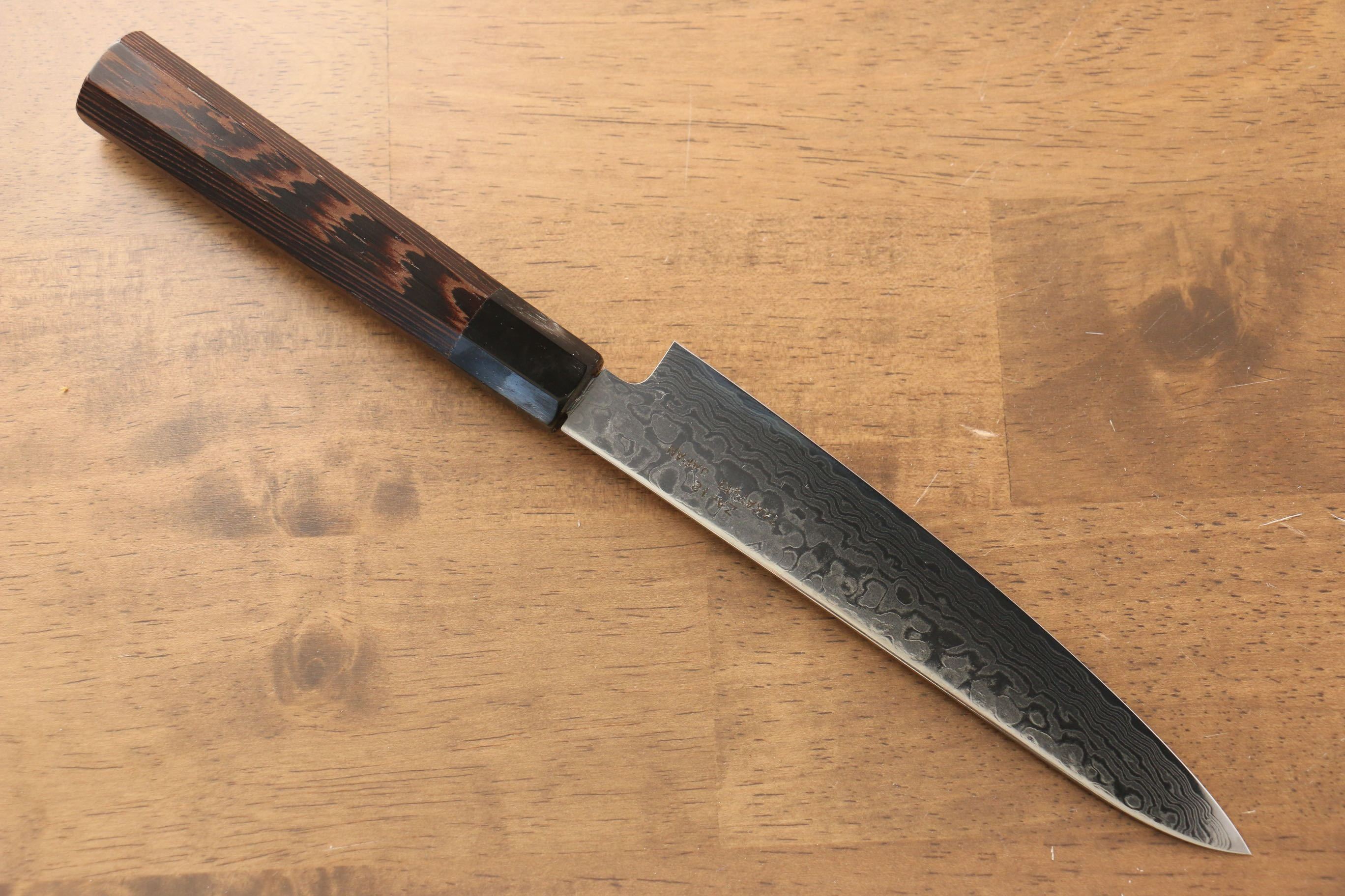 Sakai Takayuki Galaxy ZA-18 Damascus Petty-Utility 150mm Wenge Handle - Japanny - Best Japanese Knife