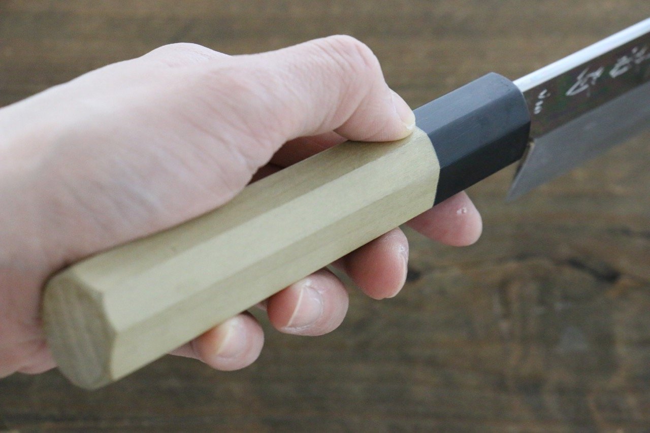 Kikumori VG10 Mirrored Finish Kamagata Usuba Japanese Chef Knife 180mm - Japanny - Best Japanese Knife