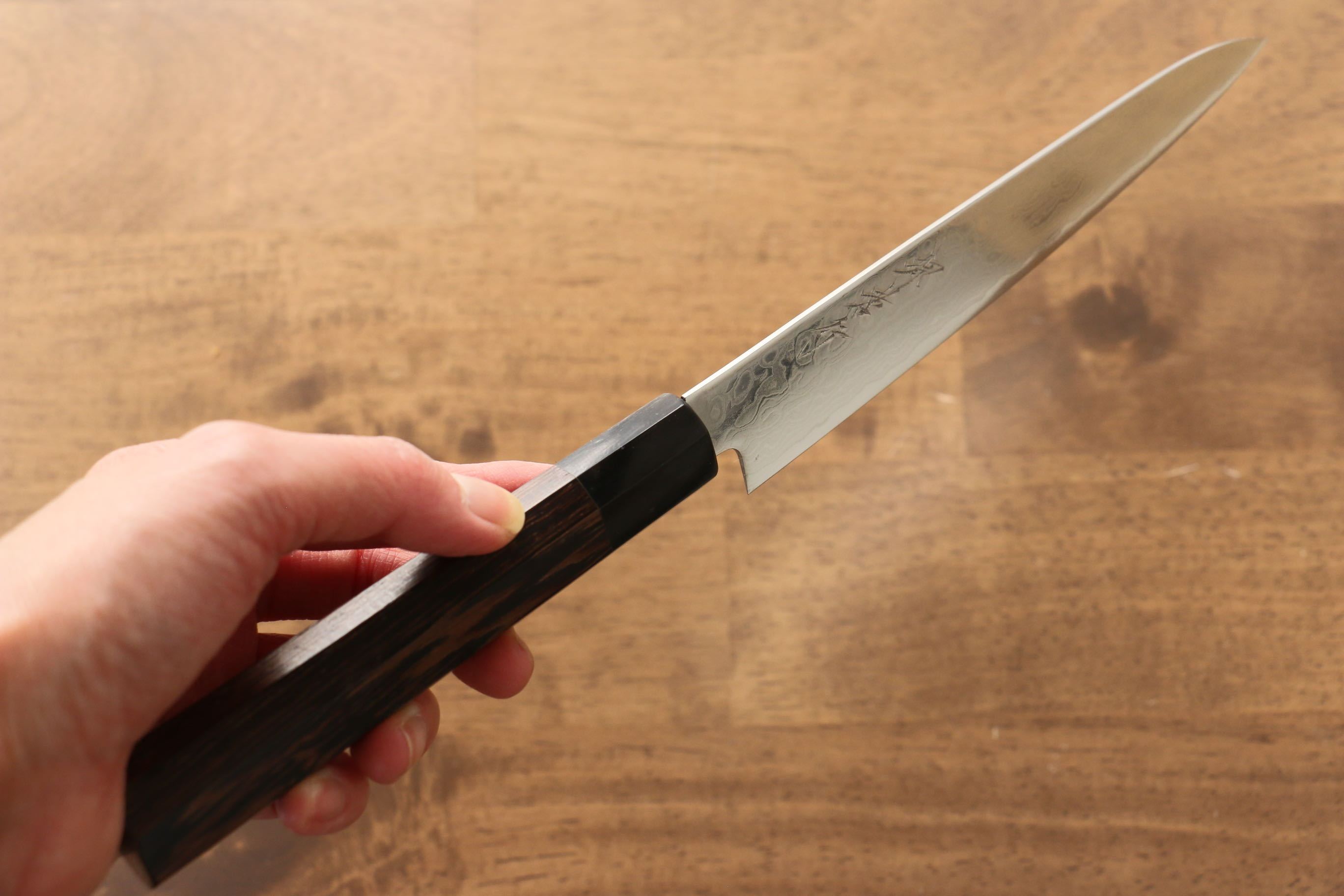 Sakai Takayuki Galaxy ZA-18 Damascus Petty-Utility 150mm Wenge Handle - Japanny - Best Japanese Knife