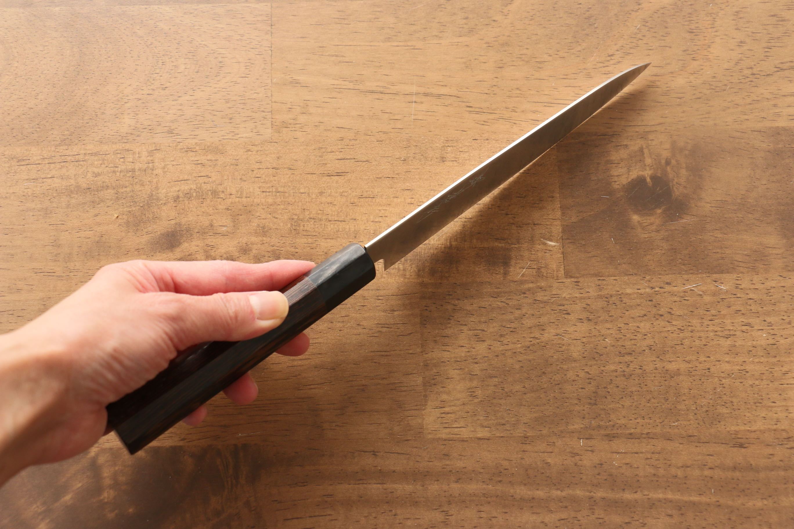 Sakai Takayuki Galaxy ZA-18 Damascus Petty-Utility 150mm Wenge Handle - Japanny - Best Japanese Knife