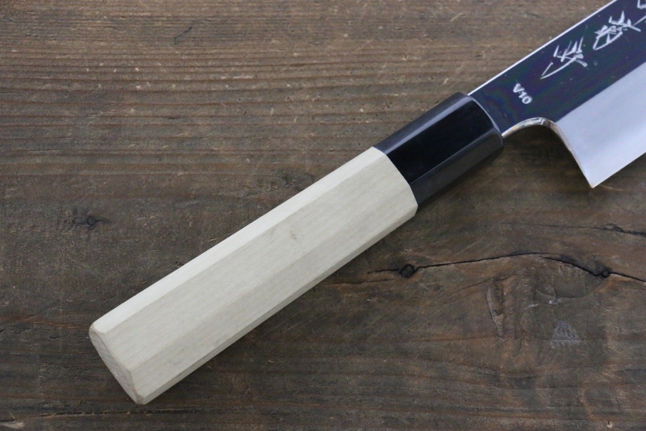 Kikumori VG10 Mirrored Finish Usuba Japanese Chef Knife 180mm - Japanny - Best Japanese Knife