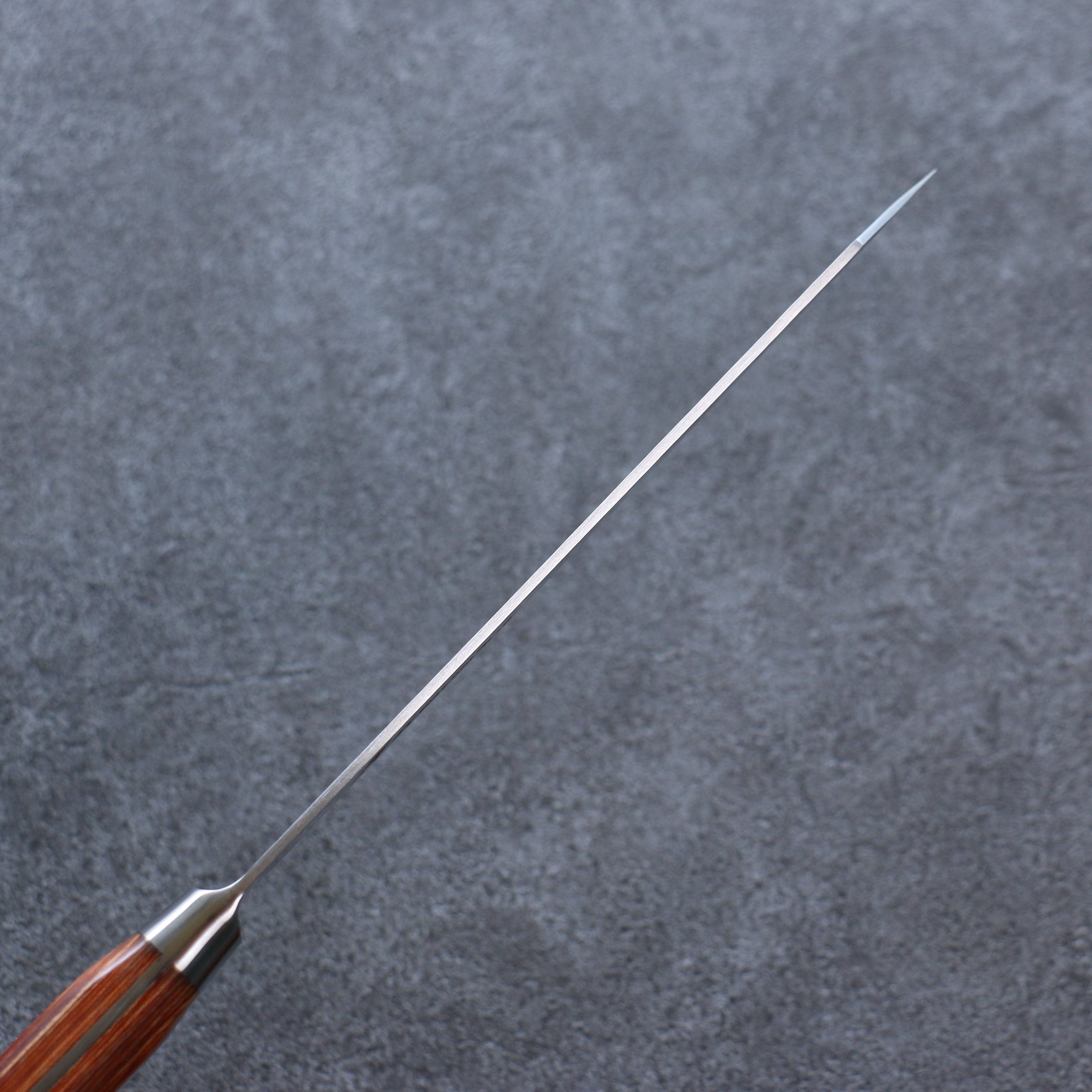 Sakai Takayuki VG5 Hammered Kiritsuke Gyuto 190mm Brown Pakka wood Handle - Japanny - Best Japanese Knife