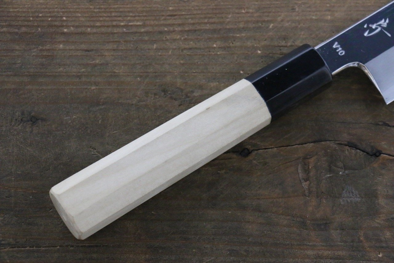 Kikumori VG10 Mirrored Finish Mukimono Japanese Chef Knife 180mm - Japanny - Best Japanese Knife