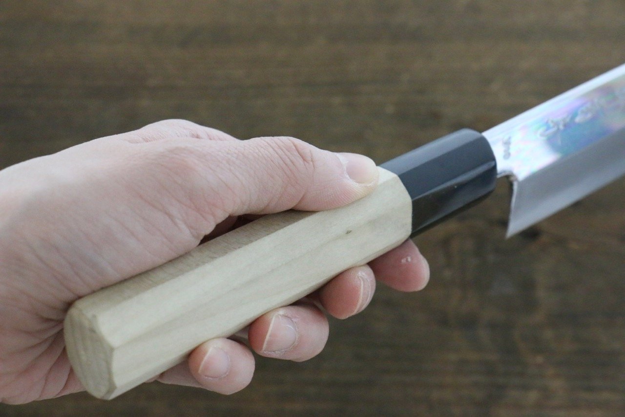 Kikumori VG10 Mirrored Finish Mukimono Japanese Chef Knife 180mm - Japanny - Best Japanese Knife