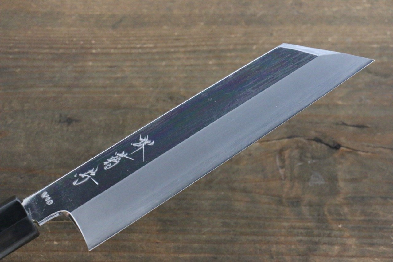 Kikumori VG10 Mirrored Finish Mukimono Japanese Chef Knife 180mm - Japanny - Best Japanese Knife