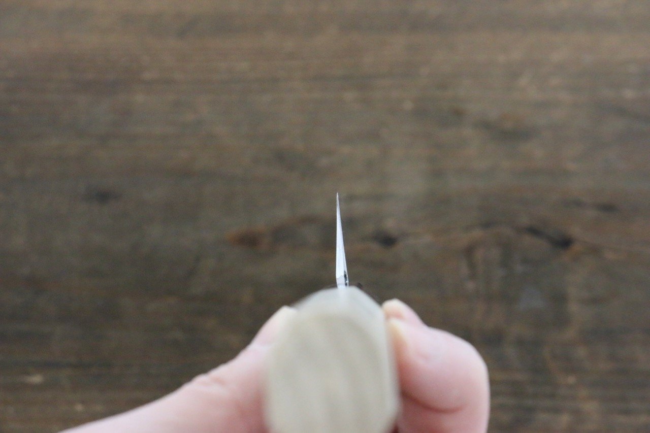 Kikumori VG10 Mirrored Finish Mukimono Japanese Chef Knife 180mm - Japanny - Best Japanese Knife