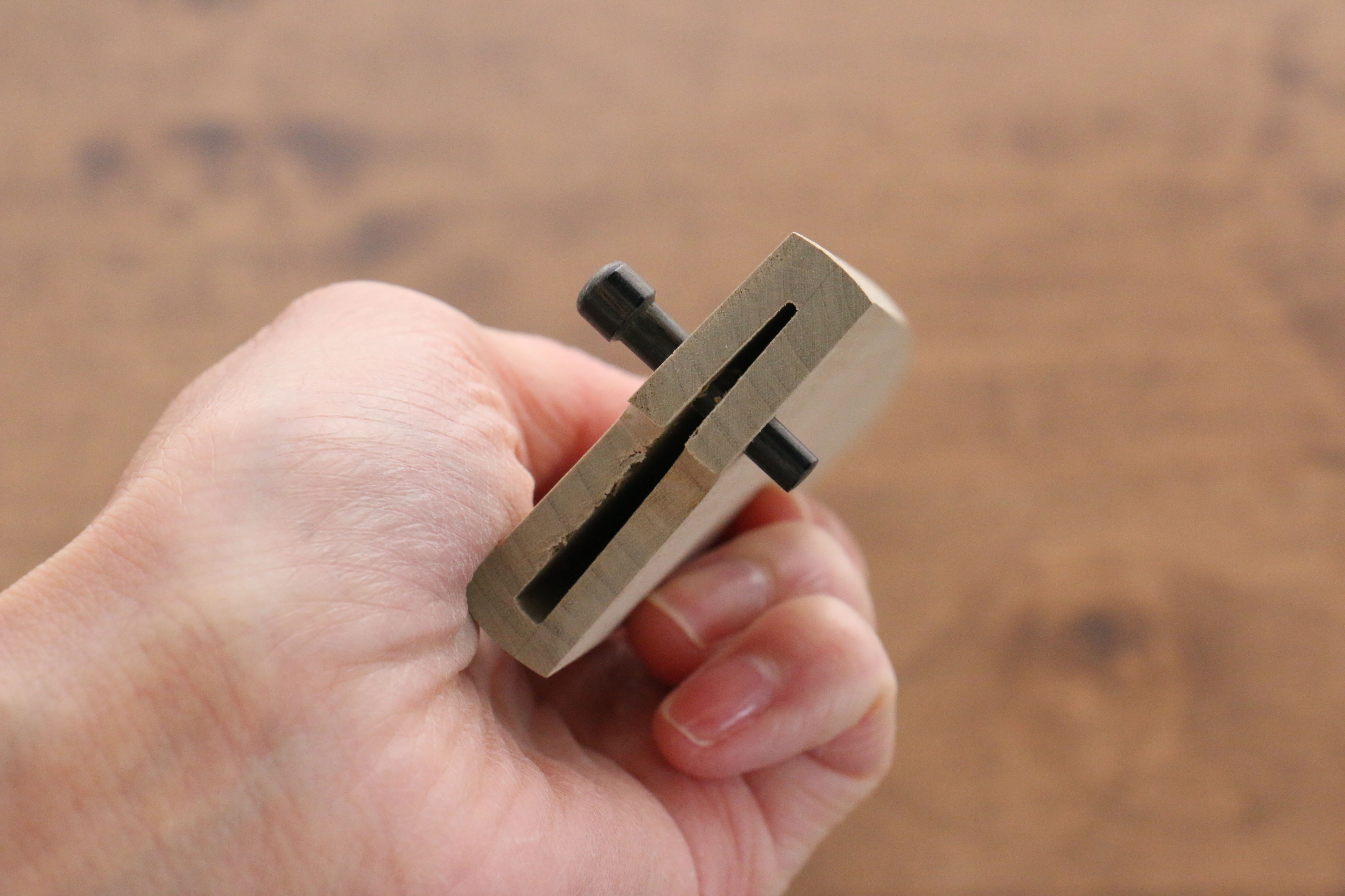 Saya Sheath for 135mm Small Santoku Knife with Plywood Pin - Japanny - Best Japanese Knife