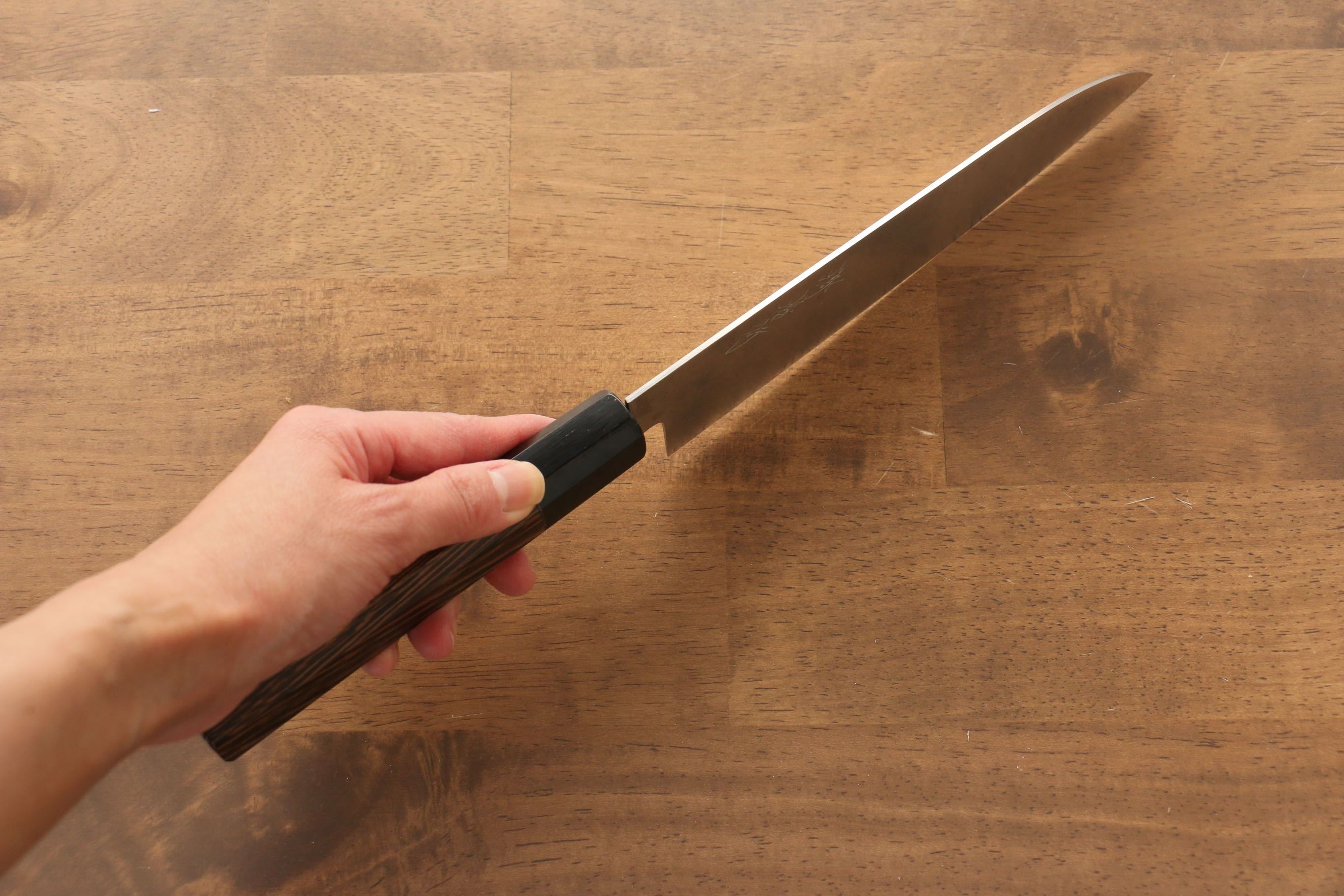 Sakai Takayuki Galaxy ZA-18 Damascus Santoku 180mm Wenge Handle - Japanny - Best Japanese Knife