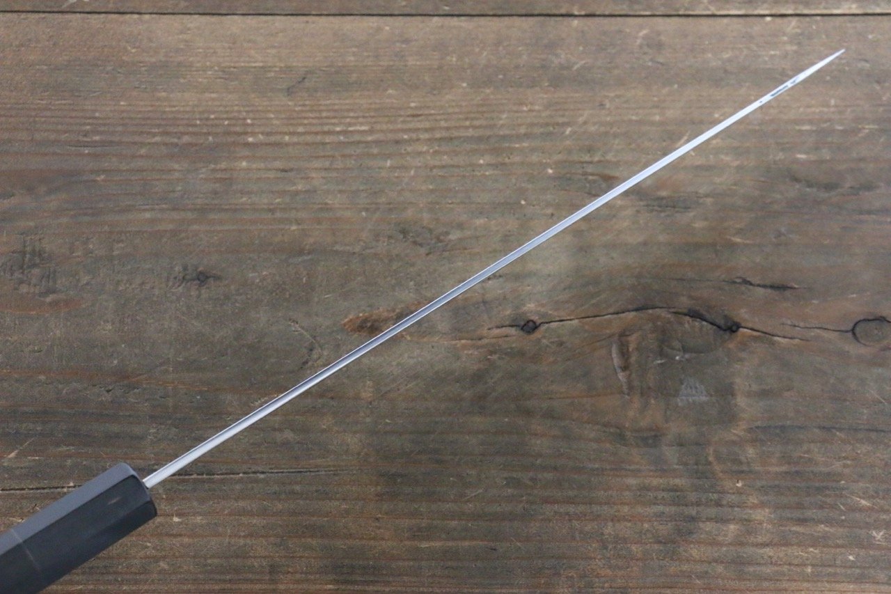 Kikumori VG10 Mirrored Finish Sujihiki Japanese Chef Knife 240mm with Ebony Handle - Japanny - Best Japanese Knife