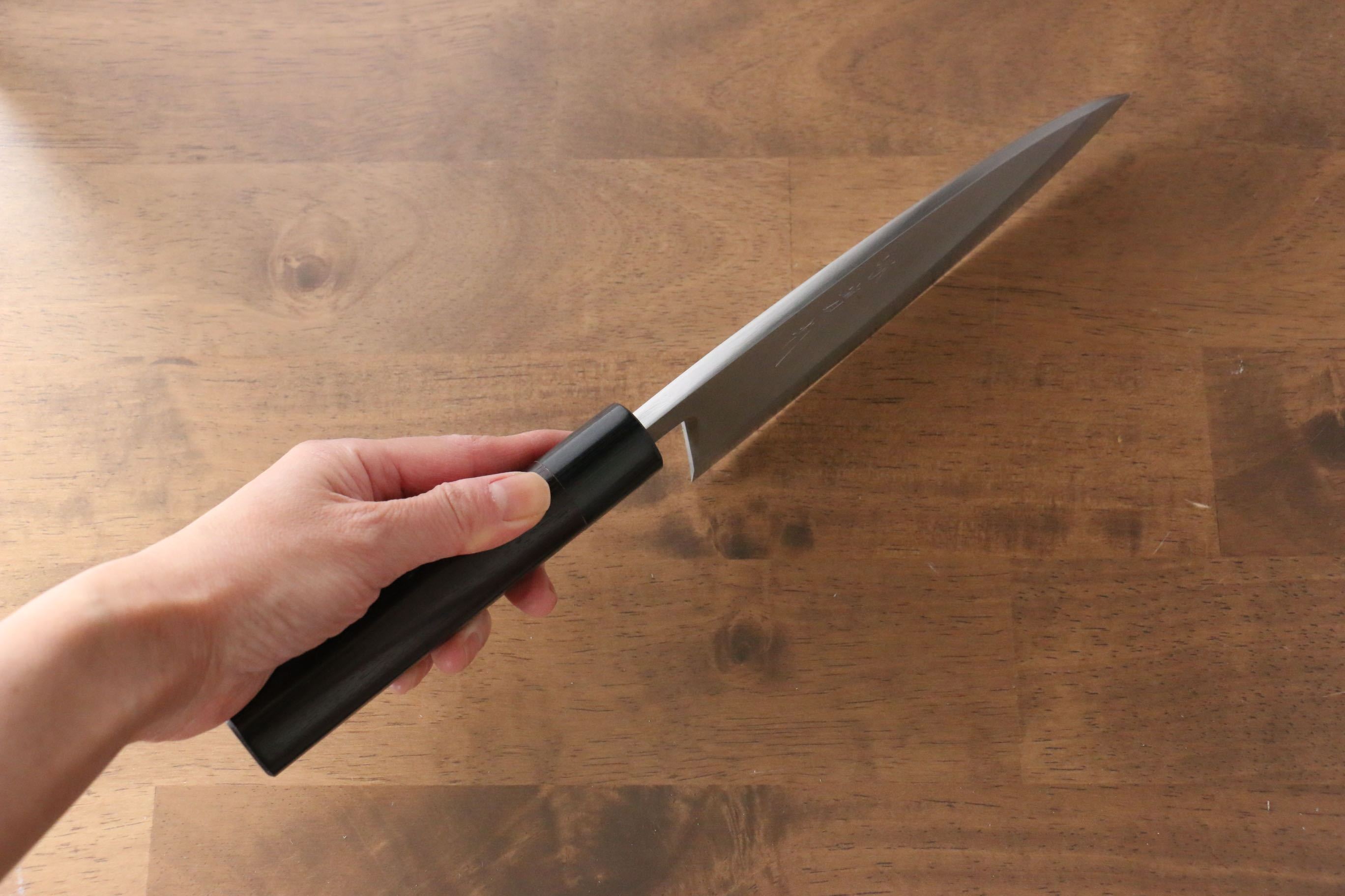 Jikko Silver Steel No.3 Deba 180mm Shitan Handle - Japanny - Best Japanese Knife