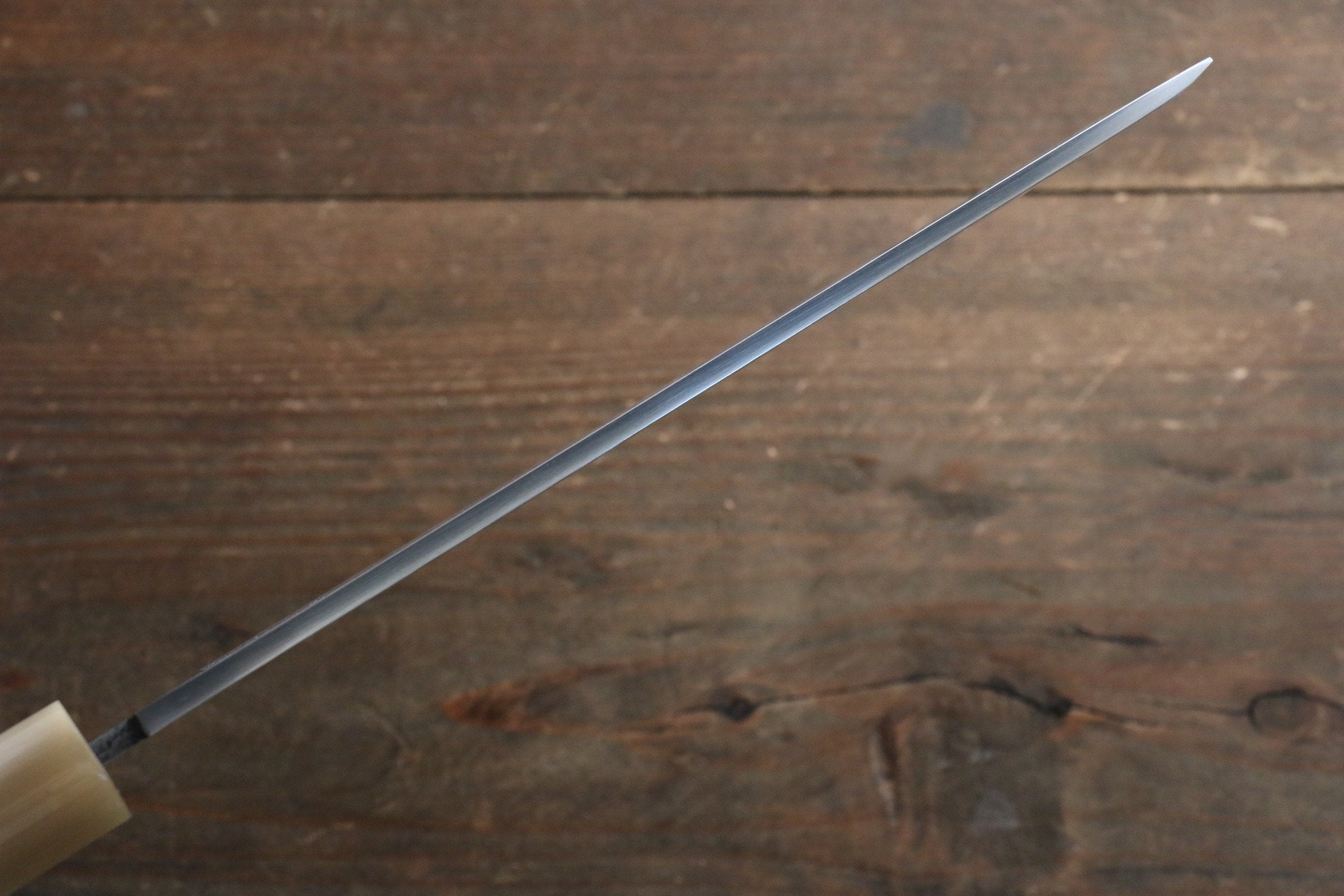 Masamoto Hongasumi White Steel No.2 Kakugata Usuba 180mm Magnolia Handle - Japanny - Best Japanese Knife