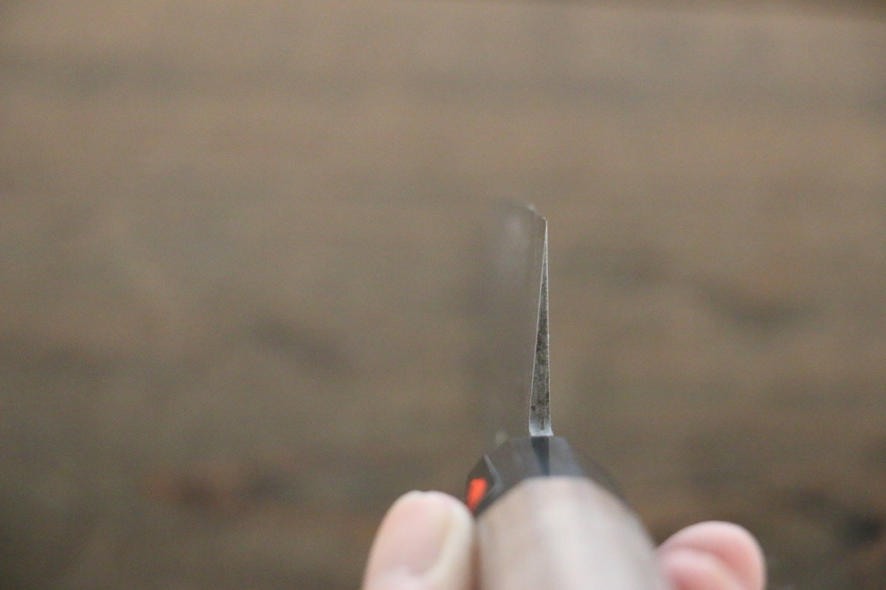 Shigeki Tanaka Silver Steel No.3 Nashiji Gyuto 180mm Walnut Handle - Japanny - Best Japanese Knife