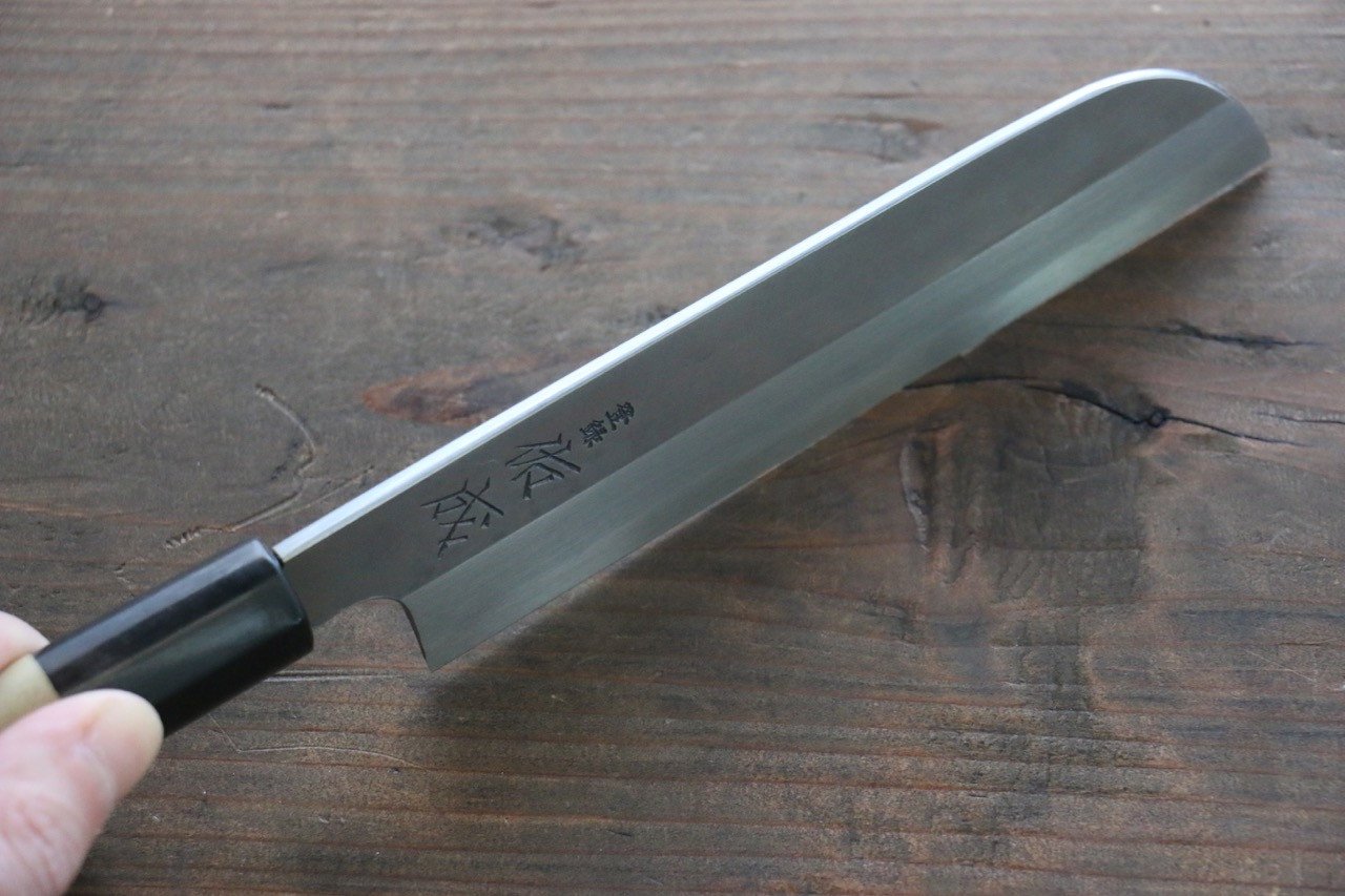 Sukenari White Steel No.2 Hongasumi Kamagata Mukimono Magnolia Handle - Japanny - Best Japanese Knife