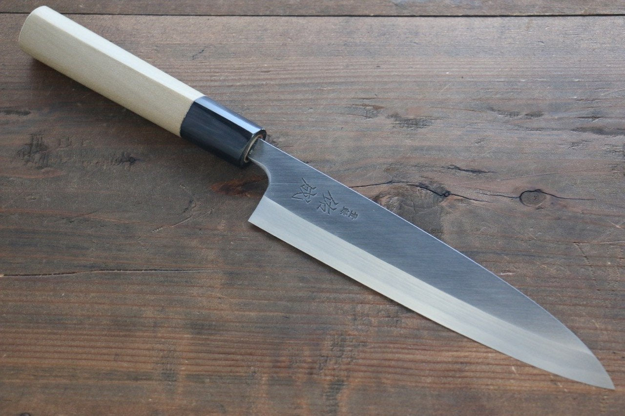 Sukenari White Steel No.2 Hongasumi Hoso Deba Magnolia Handle - Japanny - Best Japanese Knife