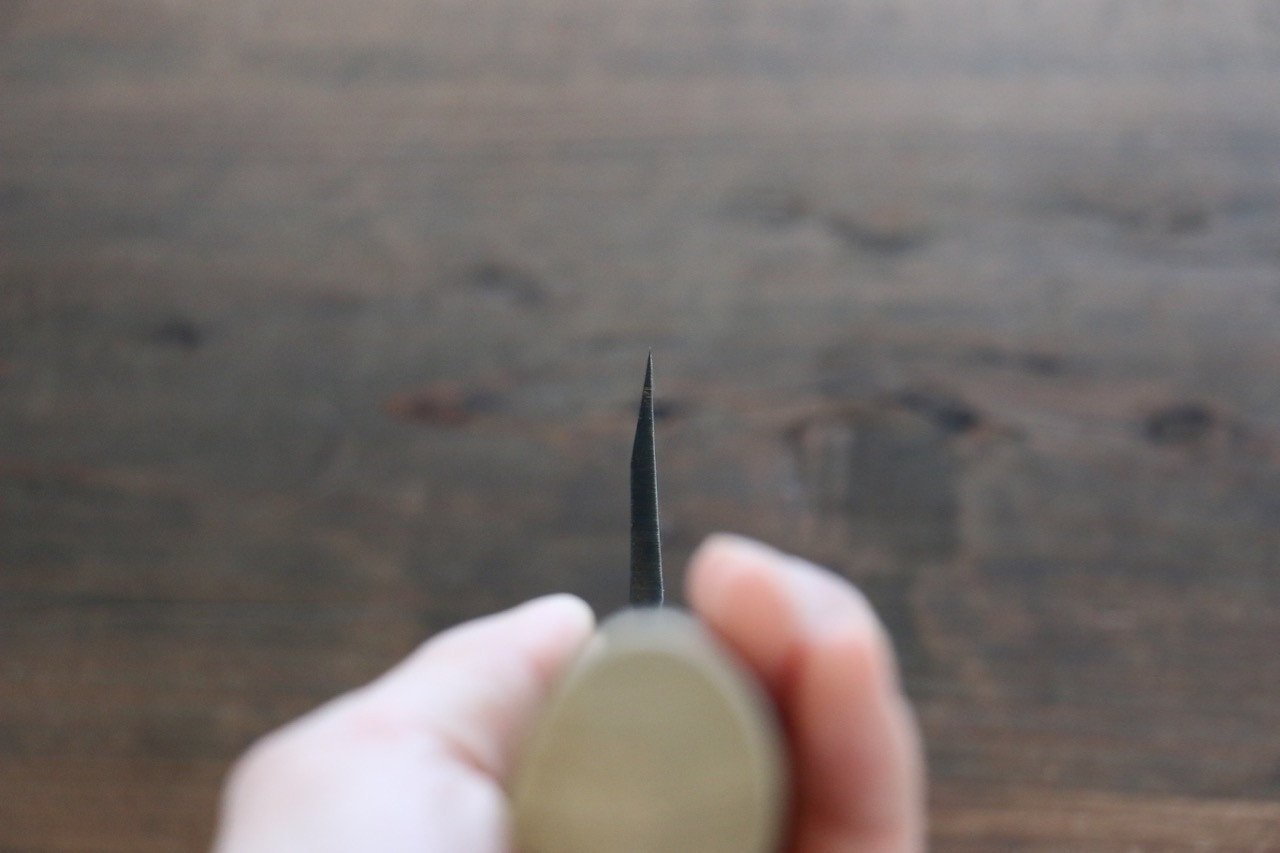 Sukenari White Steel No.2 Kurouchi Hongasumi Deba Magnolia Handle - Japanny - Best Japanese Knife