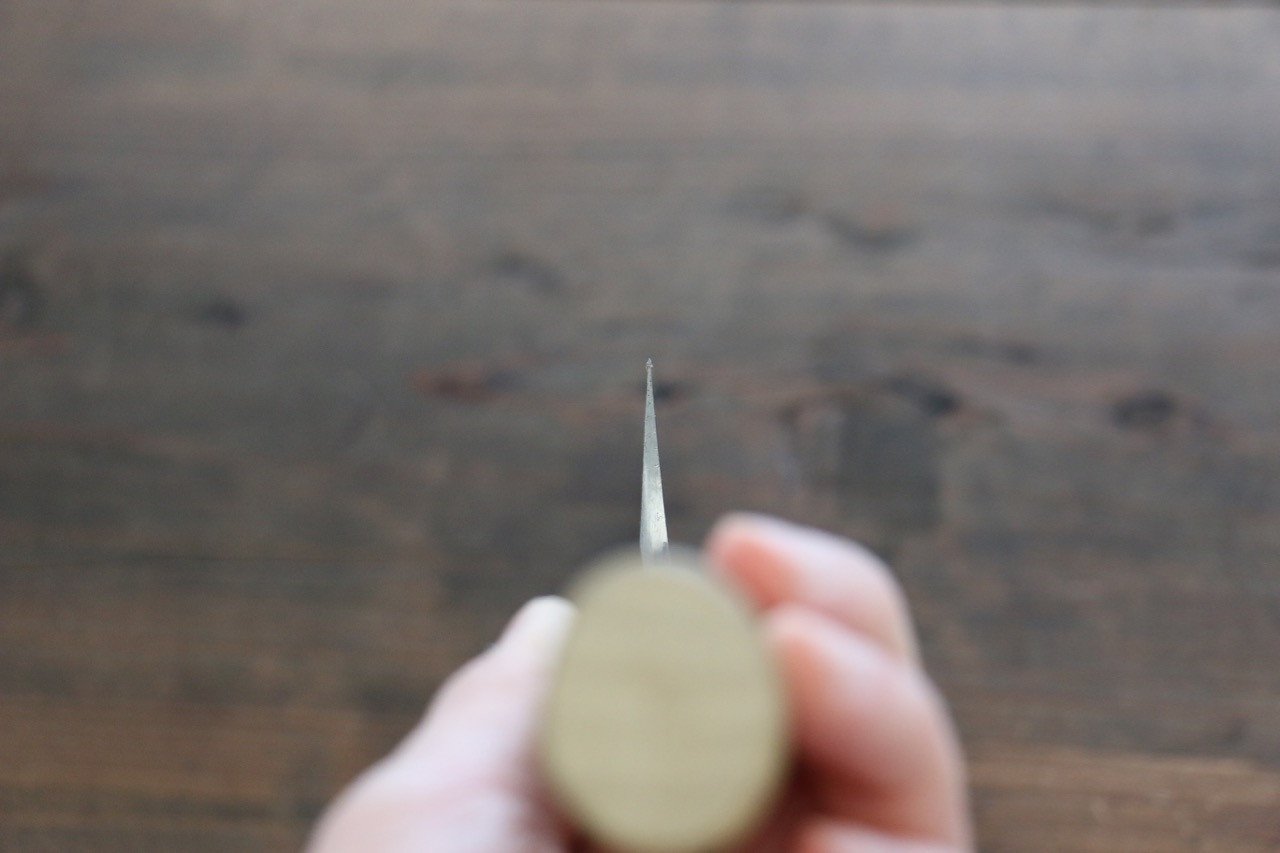 Sukenari White Steel No.2 Hongasumi Kamagata Usuba Magnolia Handle - Japanny - Best Japanese Knife