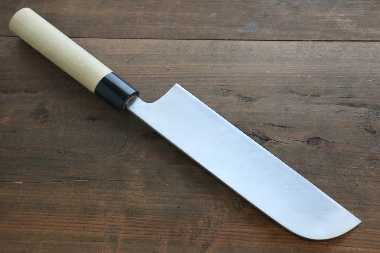 Sukenari White Steel No.2 Hongasumi Kamagata Usuba Magnolia Handle - Japanny - Best Japanese Knife