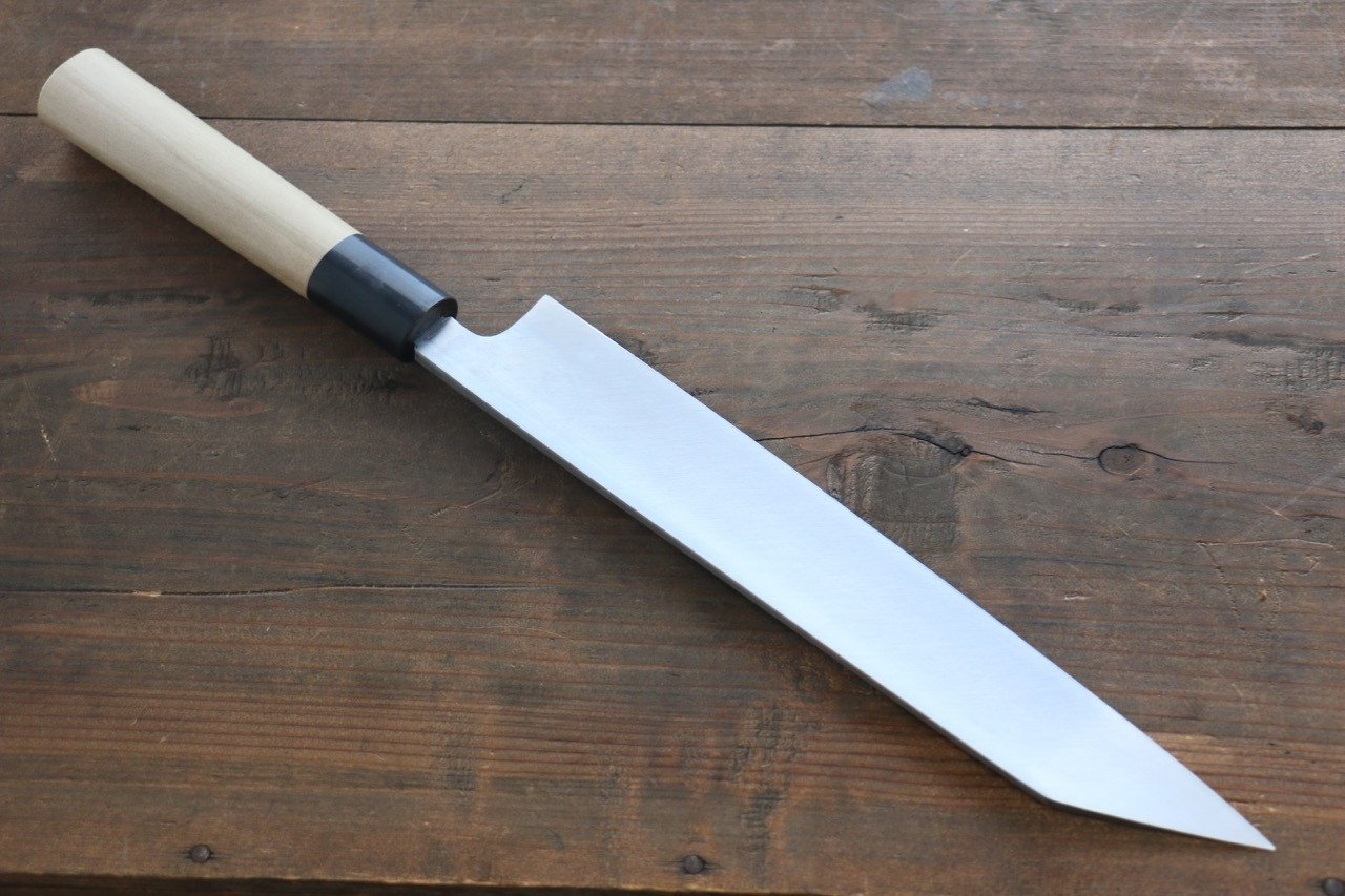 Sukenari White Steel No.2 Hongasumi Kiritsuke Magnolia Handle - Japanny - Best Japanese Knife