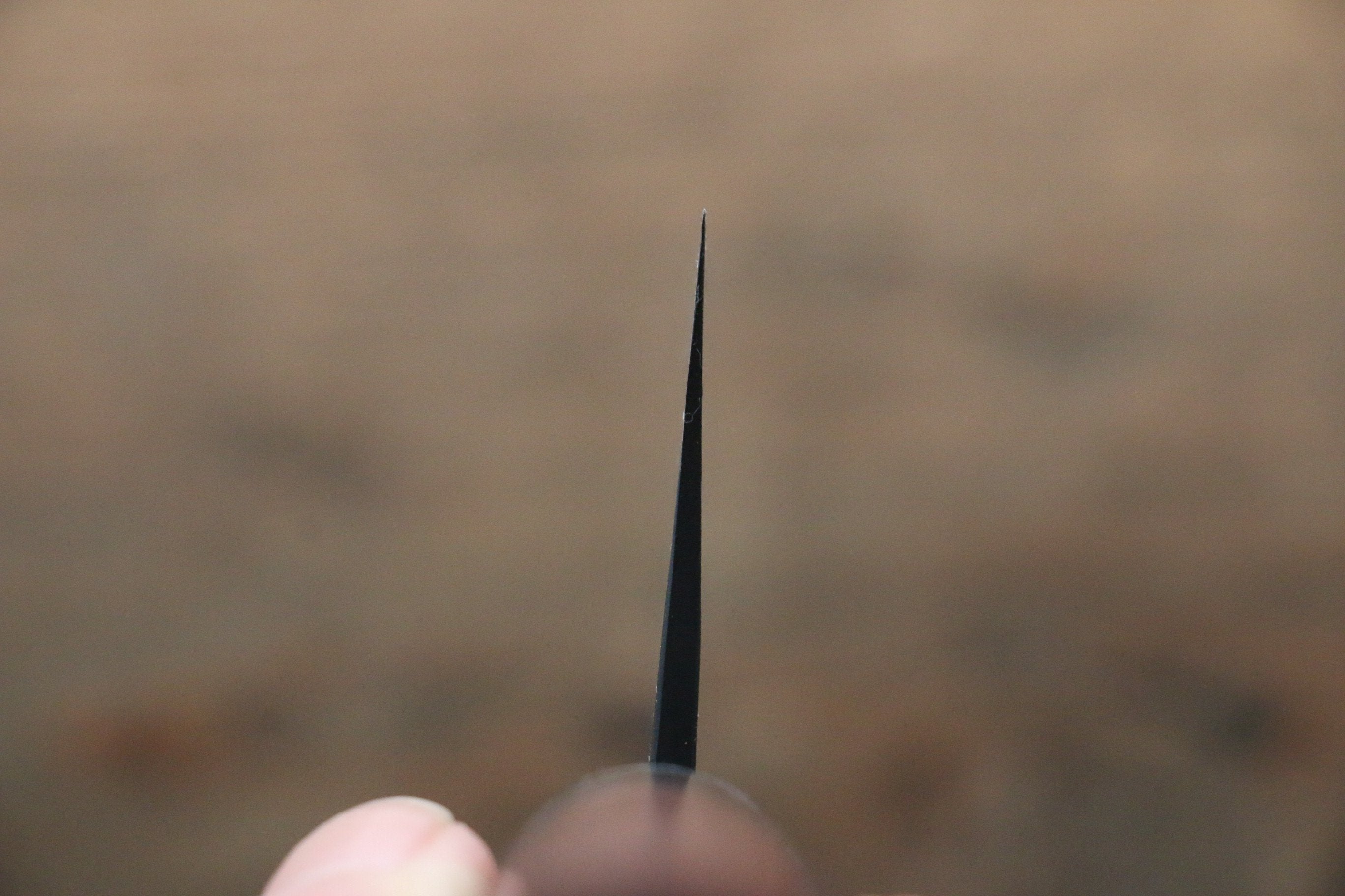 Shungo Ogata White Steel No.2 Kurouchi Damascus Nakiri 165mm Jarrah Handle - Japanny - Best Japanese Knife