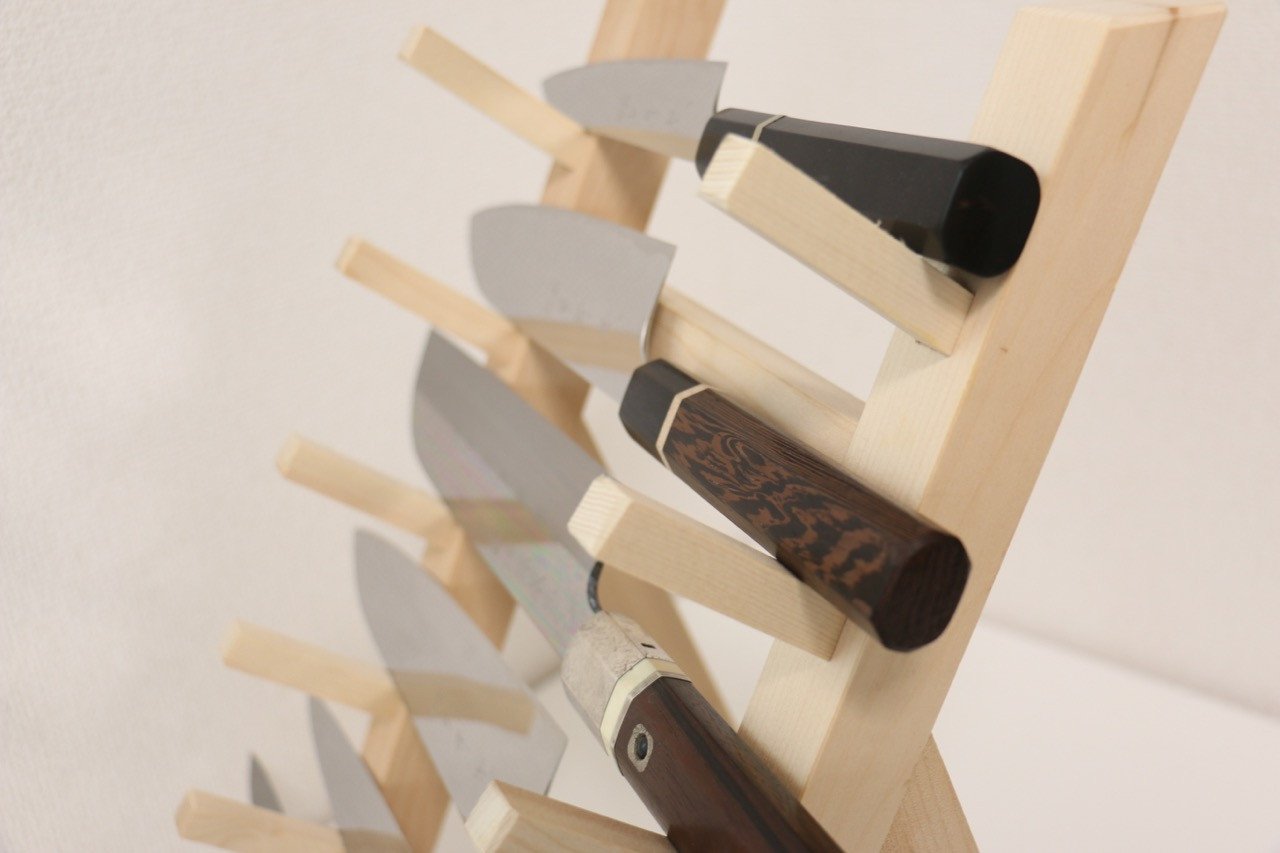 Sakai Takayuki Knife Tower Rack for 6 Knives - Japanny - Best Japanese Knife