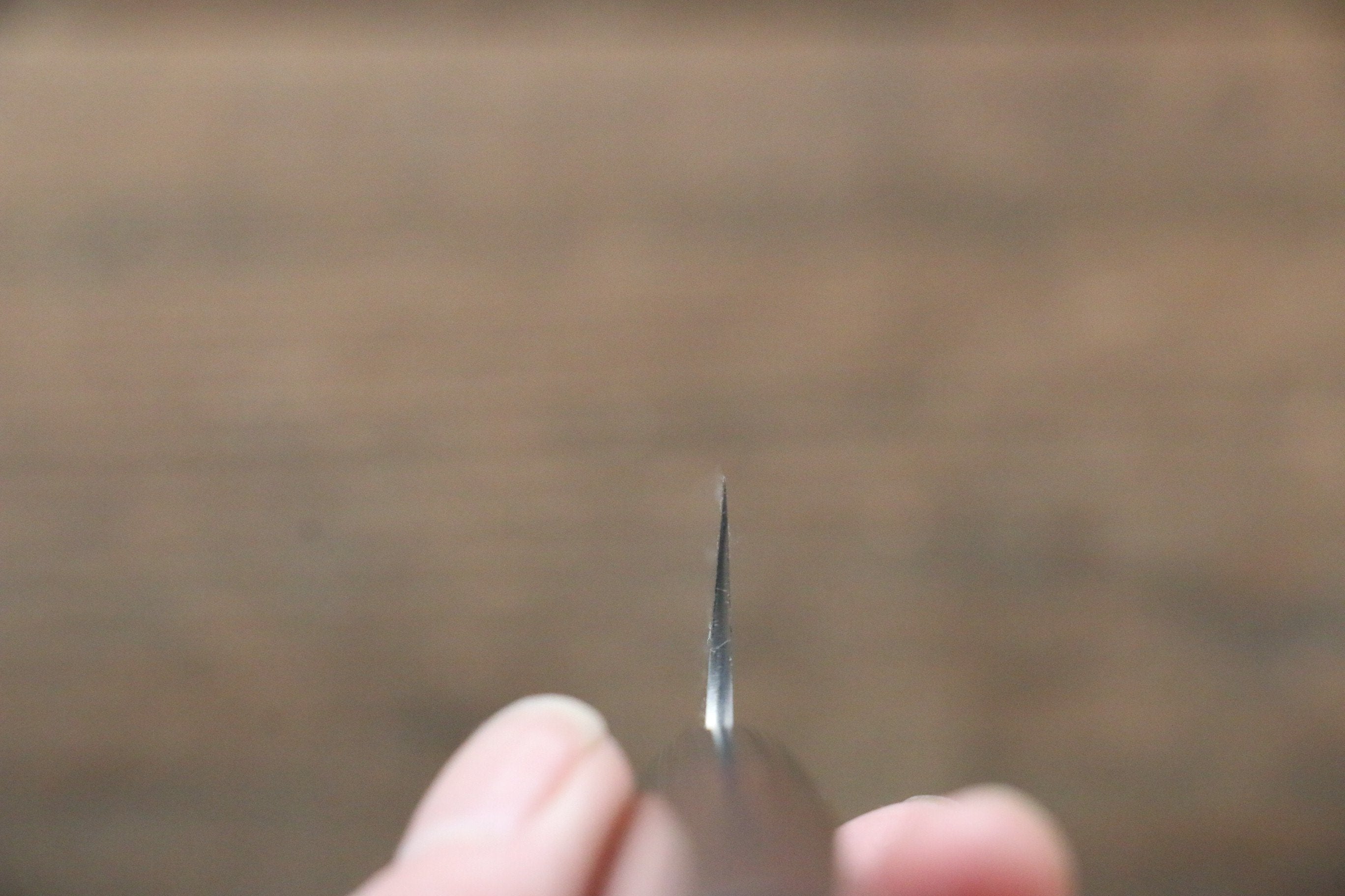 Shungo Ogata Silver Steel No.3 Damascus Petty-Utility 150mm Shitan Handle - Japanny - Best Japanese Knife