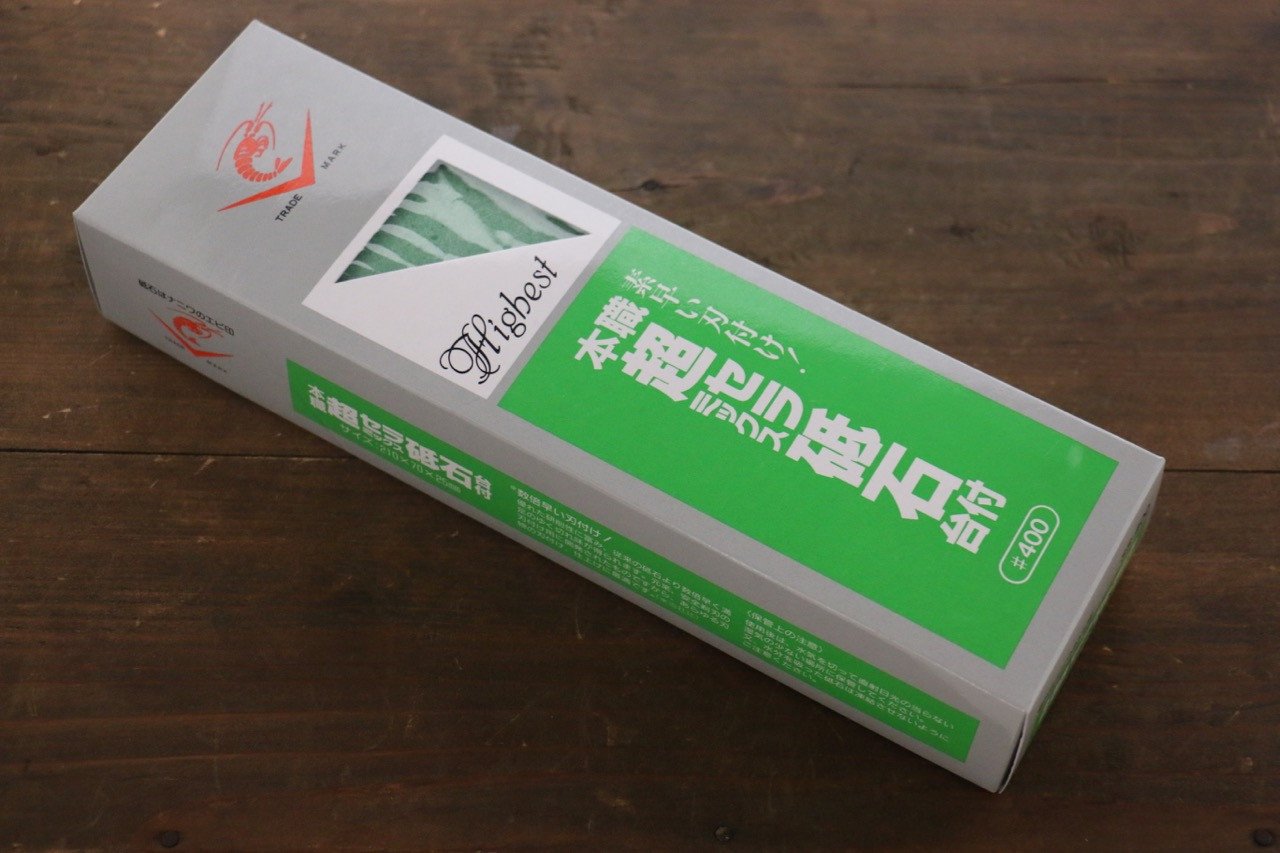 Naniwa Ceramic Chosera Sharpening Stone with Plastic Base - #400 - Japanny - Best Japanese Knife