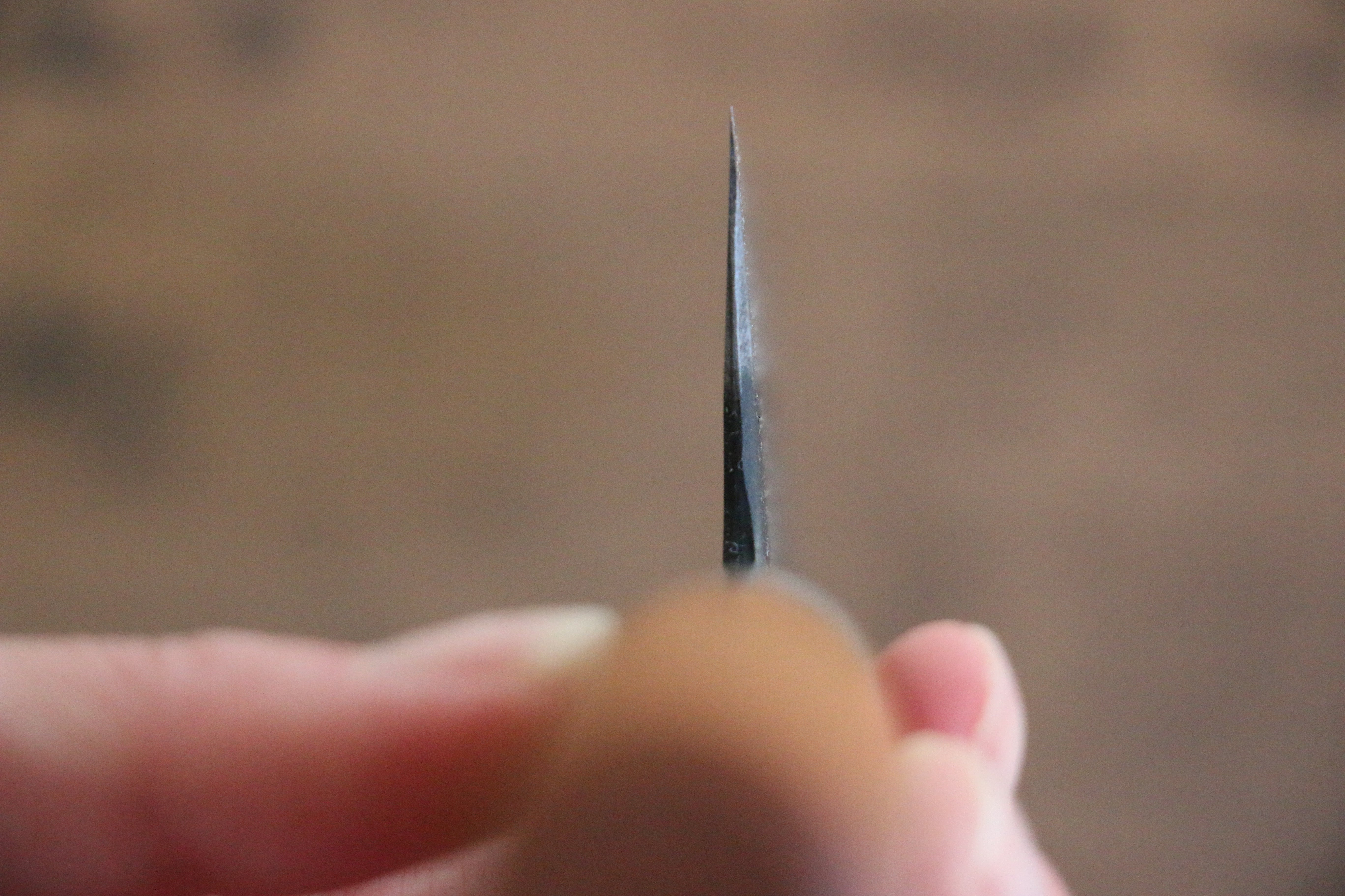 Nao Yamamoto White Steel No.2 Kurouchi Gyuto 180mm Cherry Wood Handle - Japanny - Best Japanese Knife