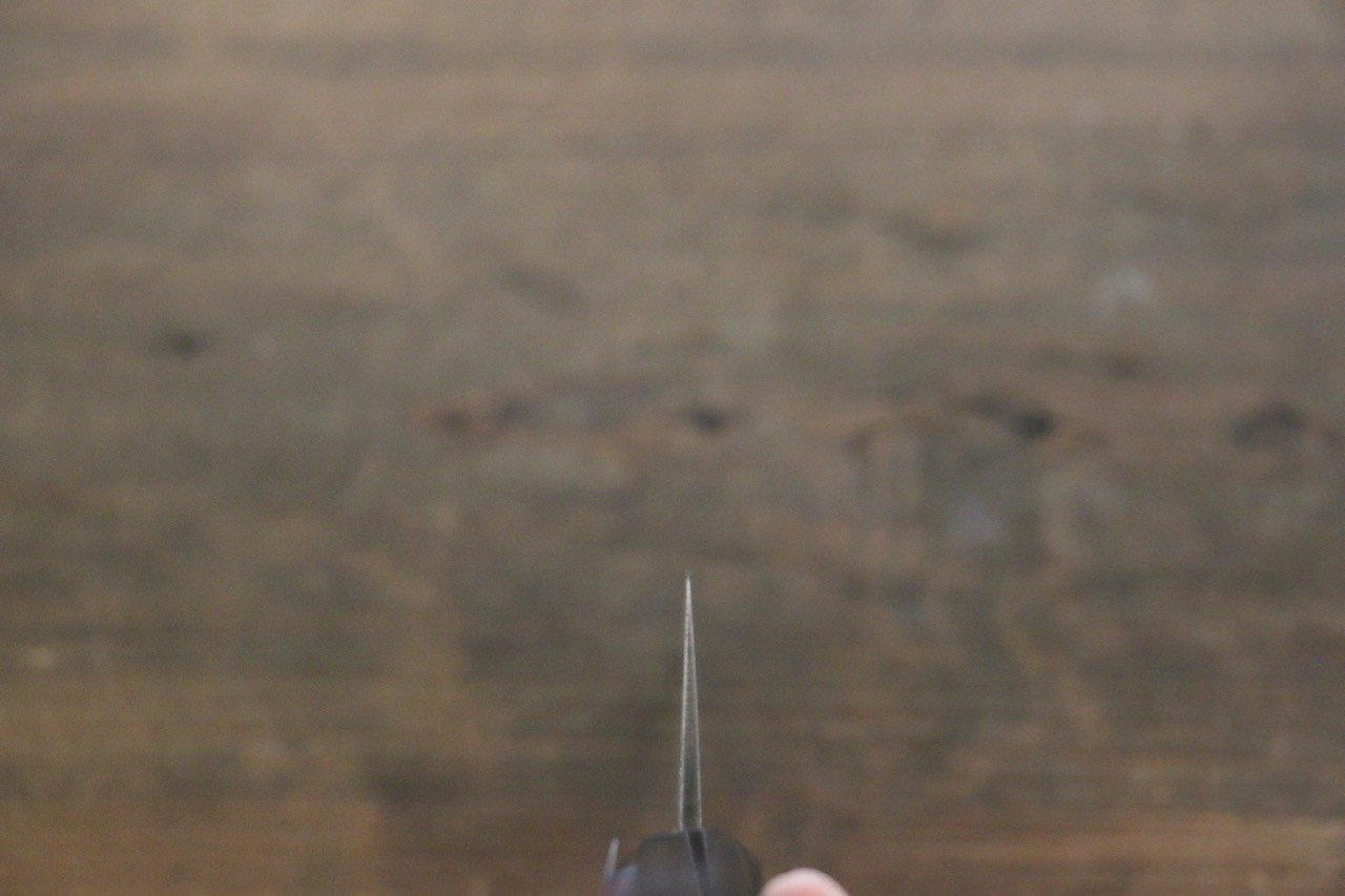 Shigeki Tanaka SG2 Damascus Gyuto 180mm Ebony Wood Handle - Japanny - Best Japanese Knife