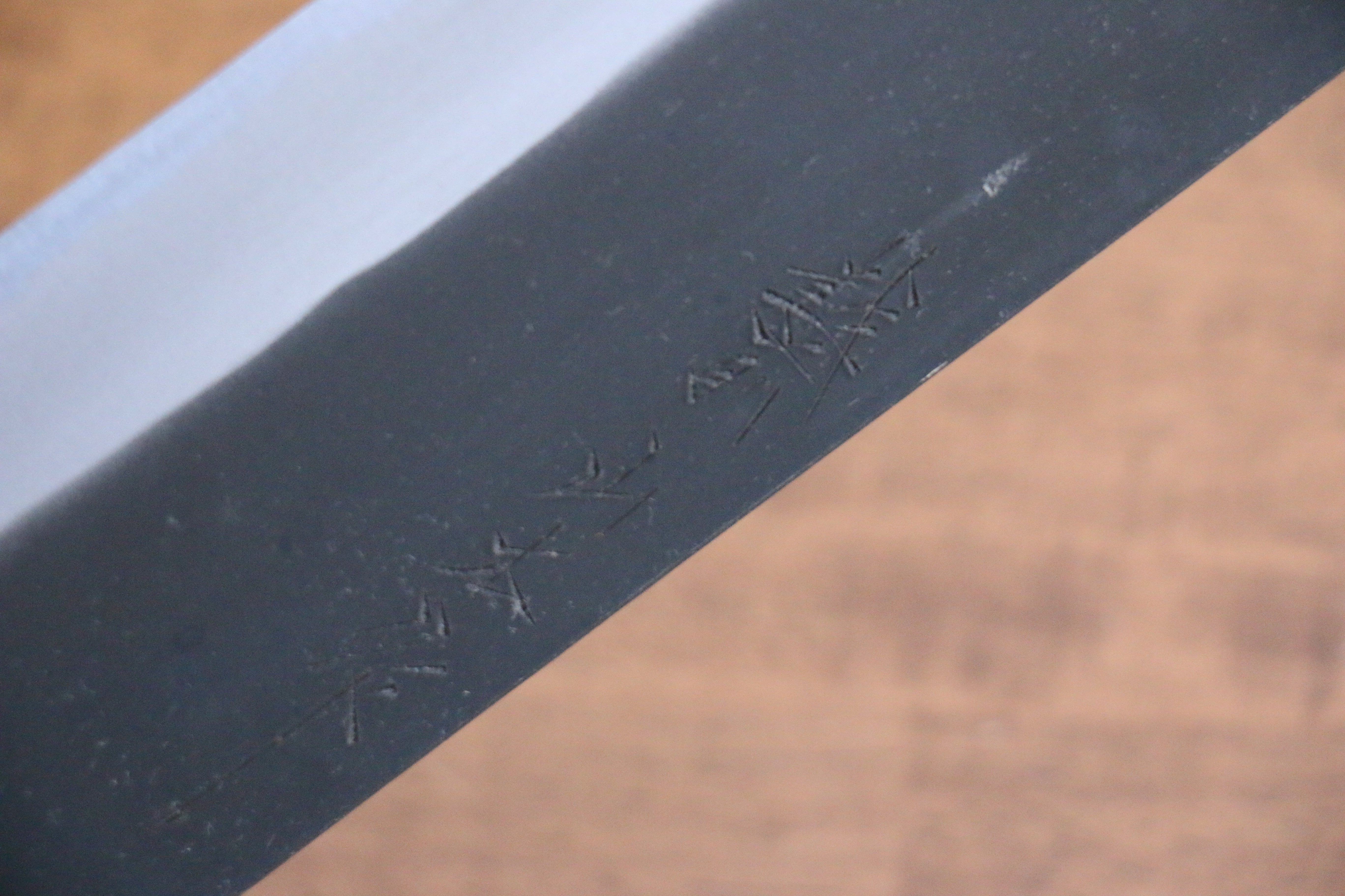 Nao Yamamoto White Steel No.2 Kurouchi Nakiri 180mm Cherry Wood Handle - Japanny - Best Japanese Knife